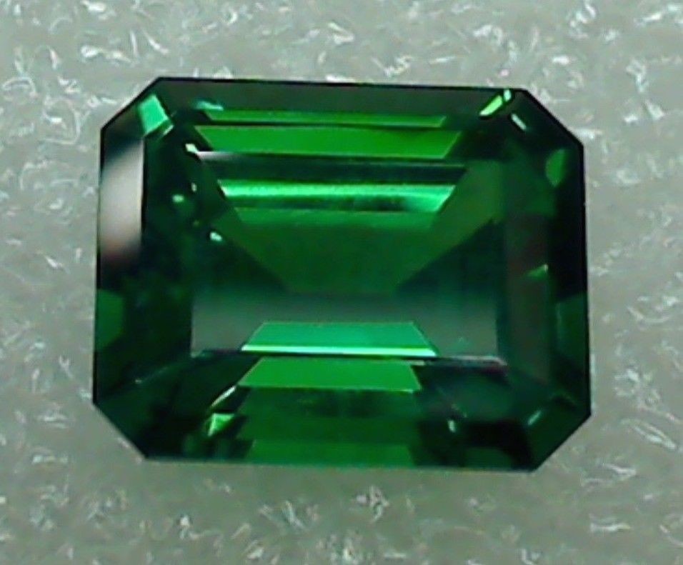 RARE Vibrant Green OCTAGON Cut YAG 11x9mm Loose Stone