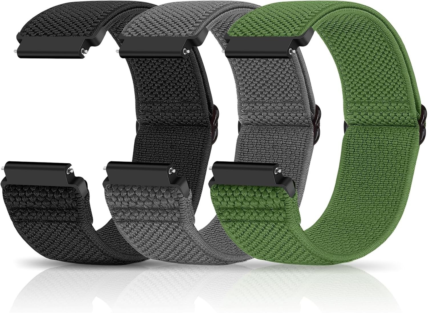 Compatible with 16mm 18mm 19mm 20mm 22mm 24mm Watch Bands Quick Release Repla…