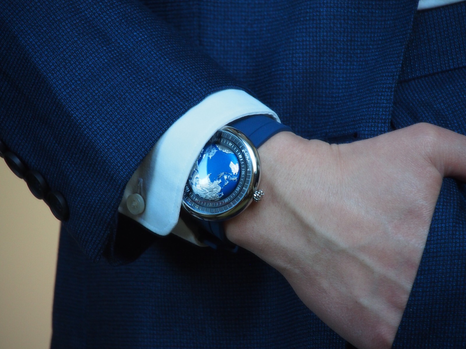 (Not Opened) CIGA Design Watch Blue Planet (TITANIUM) GPHG Award, EU Warehouse