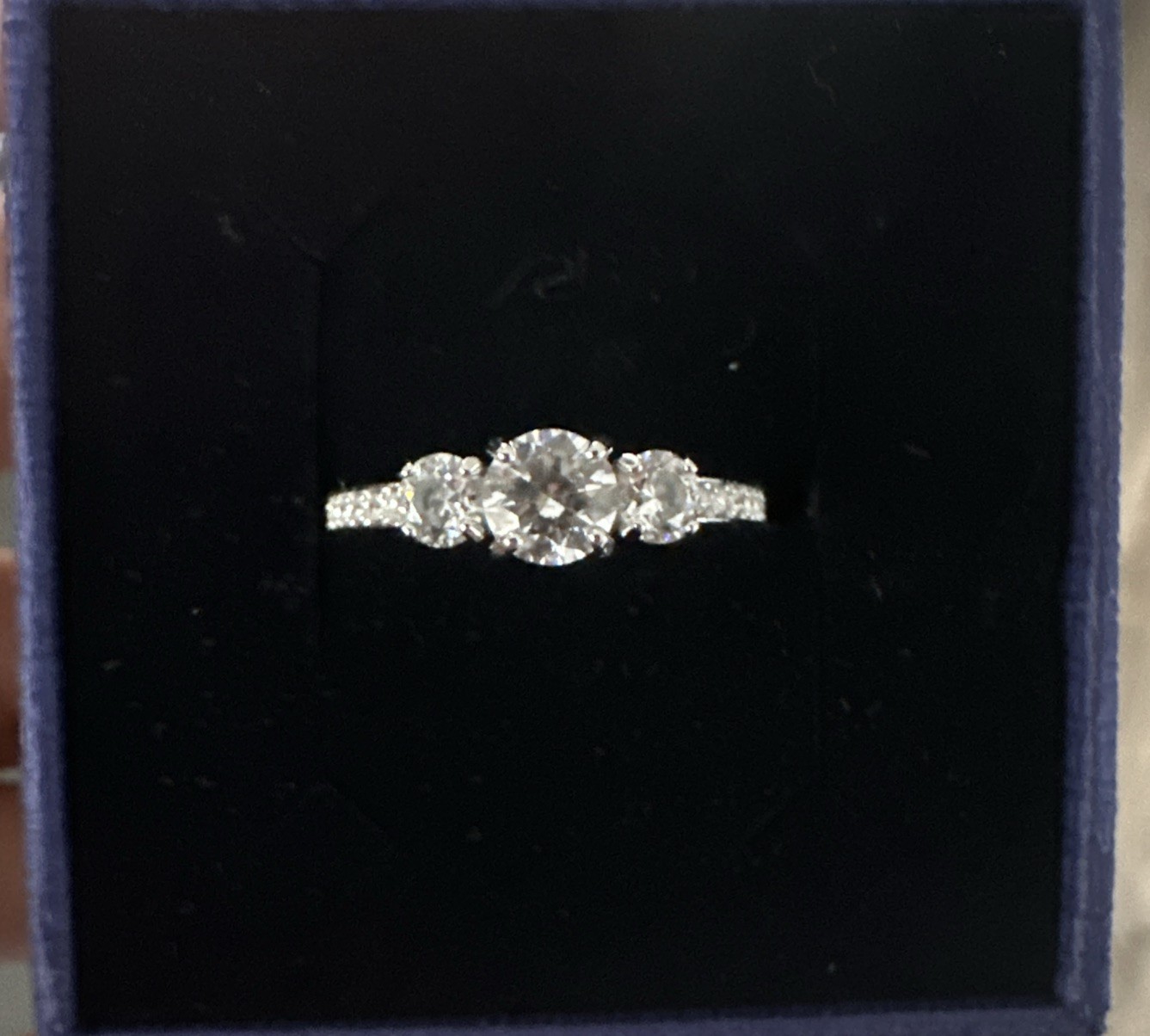 Swarovski Stilla Attract Ring Silver Size 6 With Box And Tag