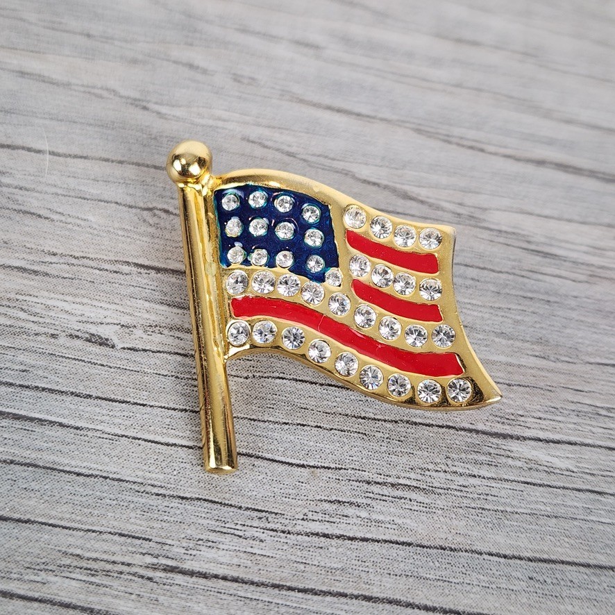 American Flag Pin/Brooch Celebrate 250 Years This 4th of July U.S.A.