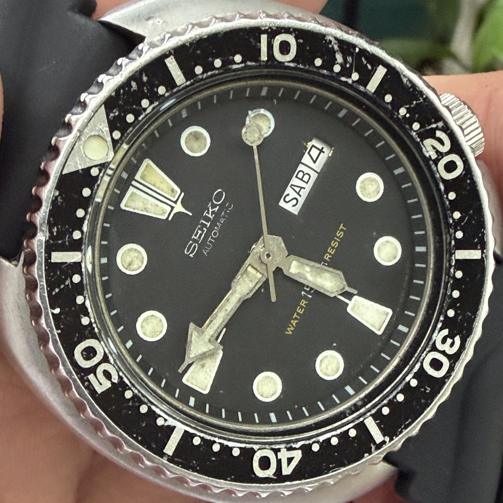 Vintage Seiko Turtle 6309-7040 Non Suwa Automatic Diver Watch Unbuffed! OG Head!