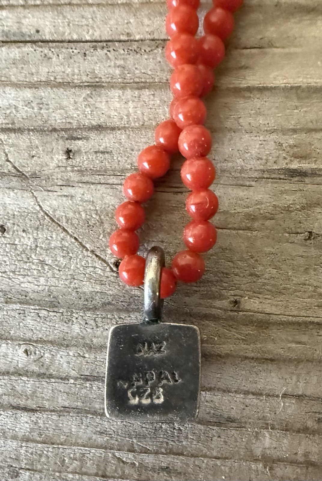 Sundance Catalog Jane Diaz Coral Necklace With Pendant
