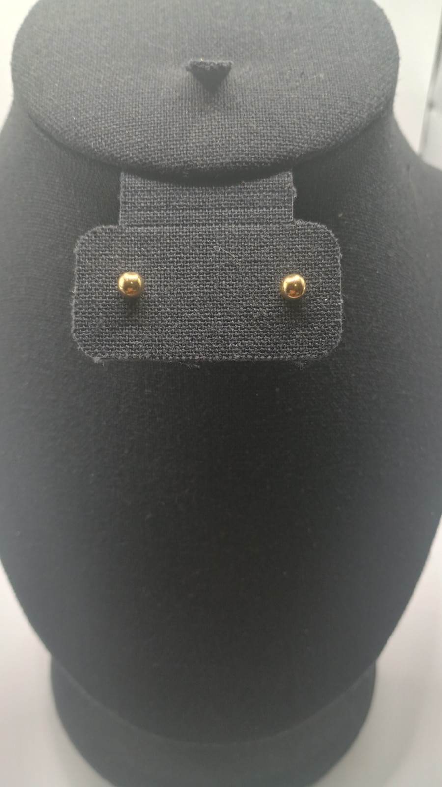 14k Gold Ball Stud Earrings 5mm Wt. 0.27g