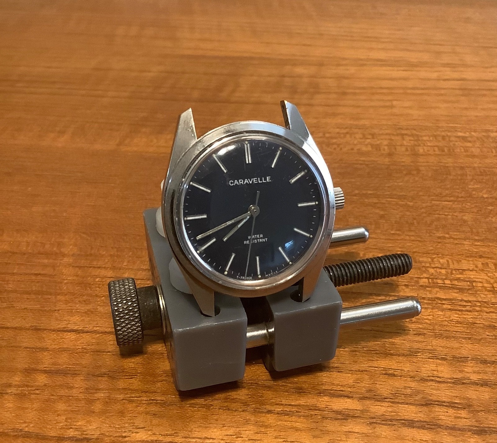 Bulova N8 Caravelle Royal Blue Dial Stainless Steel Men’s Watch Mechanical Movt.