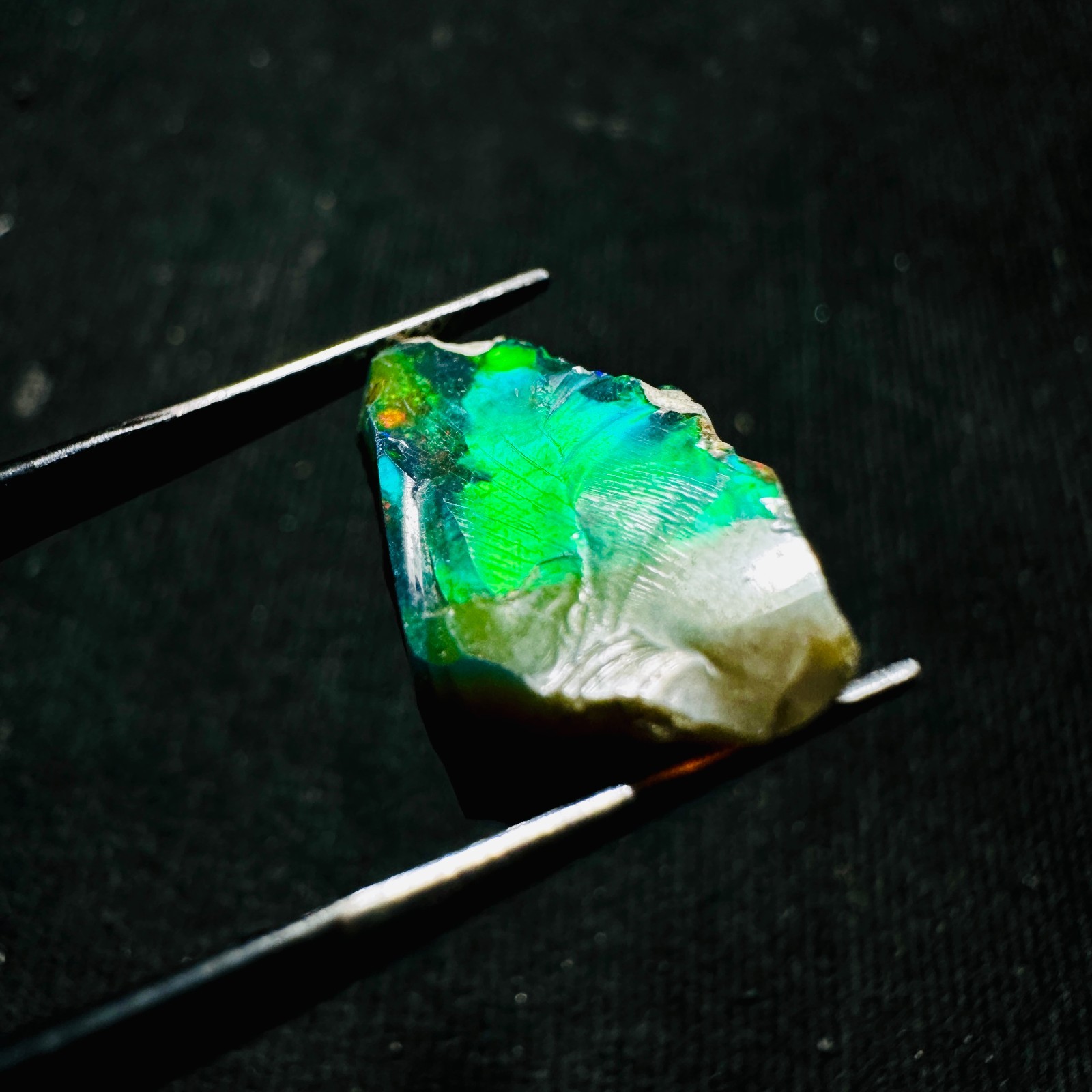Natural Black Opal Rough Loose Raw Gem Cutting Stone For Collectors 10.00 CTS