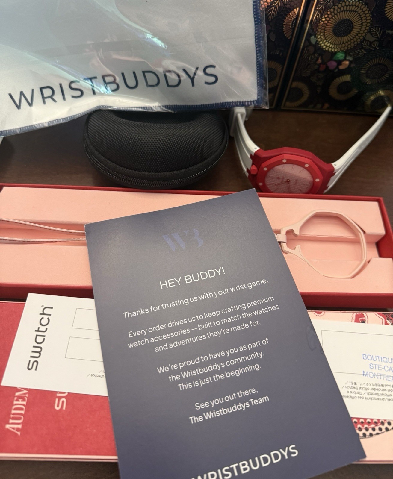 Audemars Piquet x Swatch Royal Pop Otto Rosso WITH STRAP New And Authentic!