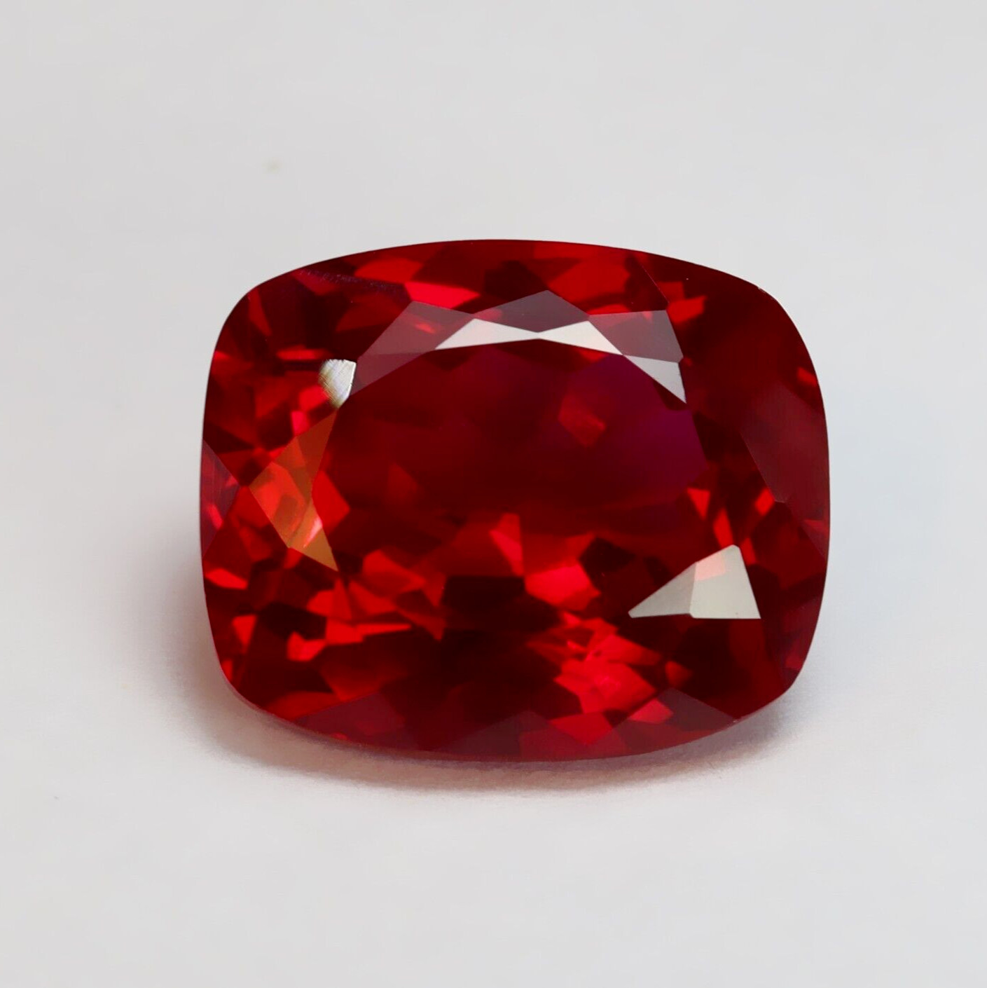 10.10 Ct Natural Certified BURMA Pigeon Blood Red Ruby Unheated Loose Gemstone