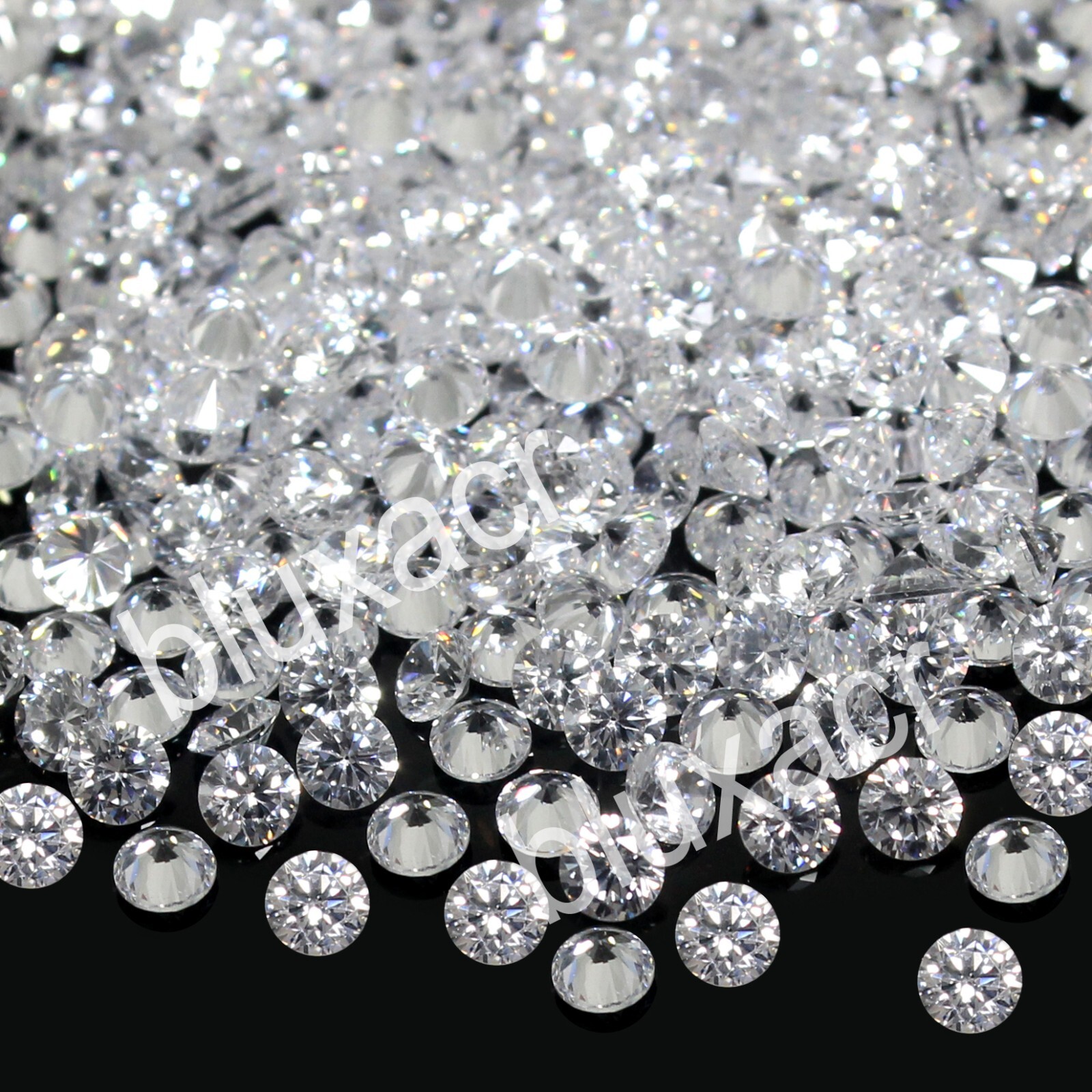 Natural VVS1 D Color Diamond Certified 1.30 MM Round Brilliant Wholesale 100 Pc