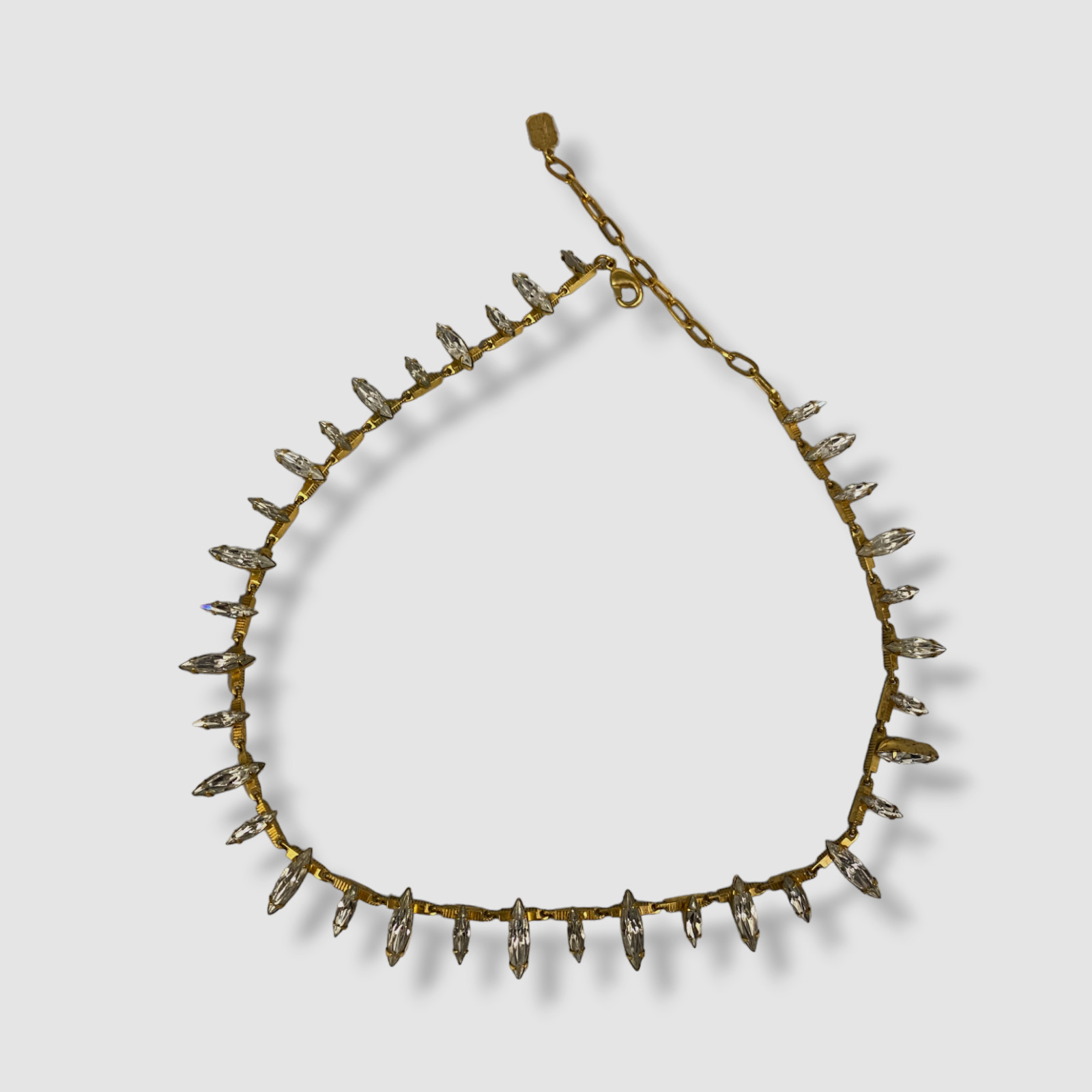 Elizabeth Cole Women’s 24k Gold Plated Joy Crystal Necklace