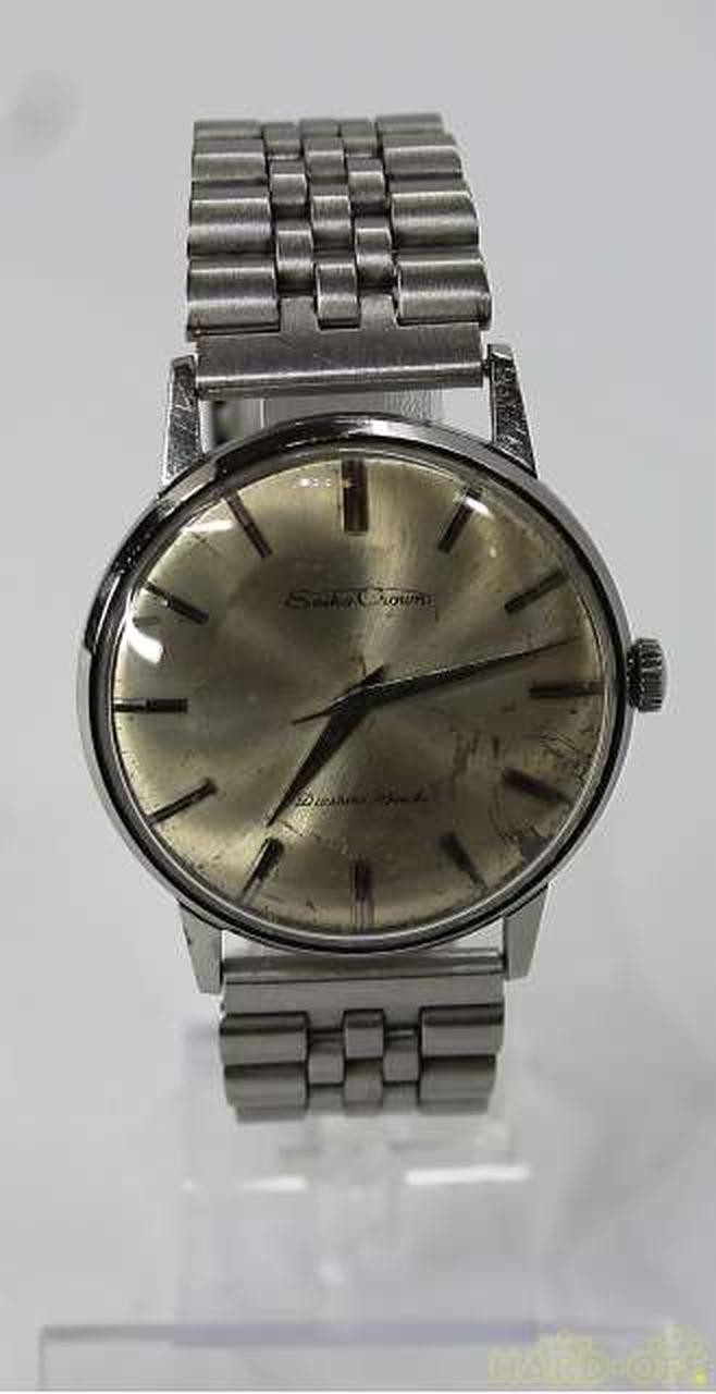 SEIKO CROWN DIASHOCK 21J J15003E Mens Hand-Wound Watch Vintage For -For Parts