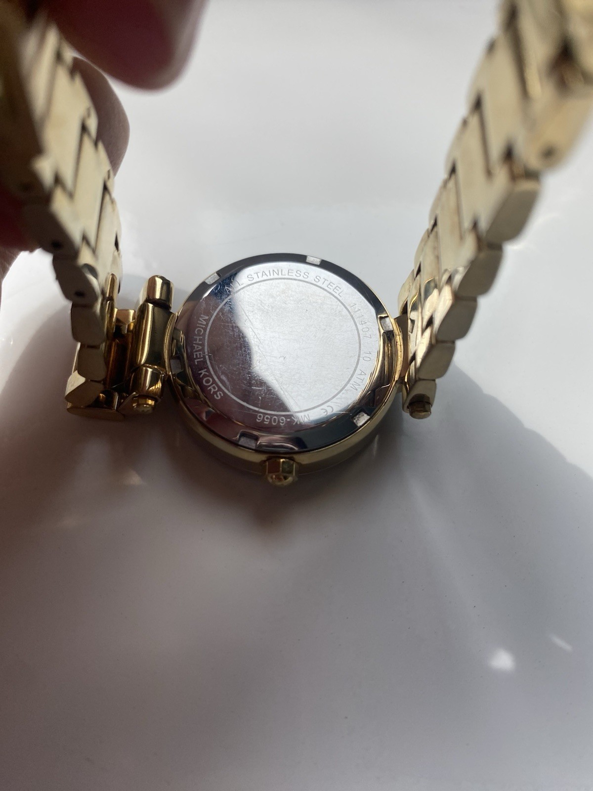Michael Kors Gold Tone Women’s Wristwatch/ Working/ New Battery