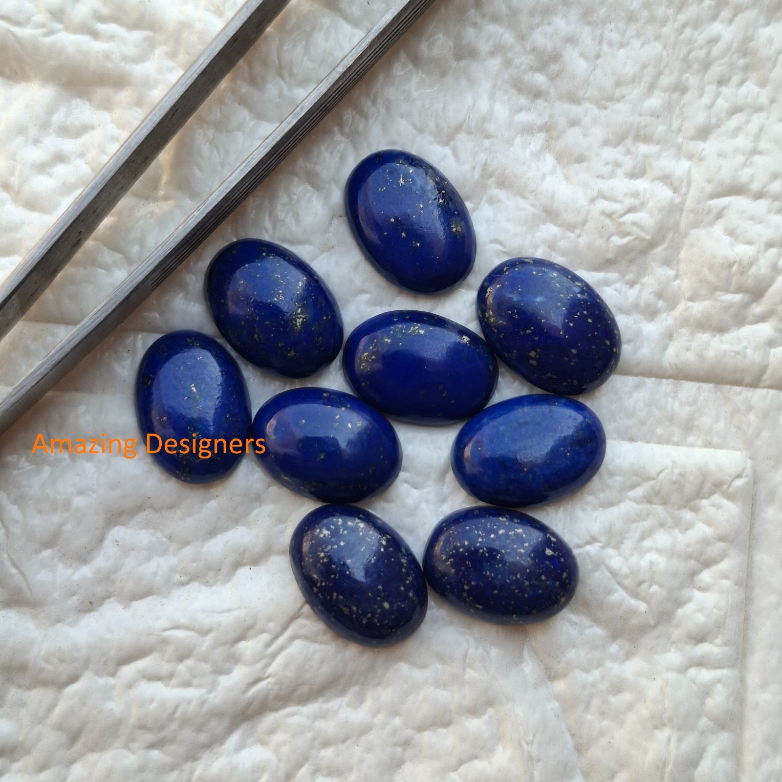 Natural Lapis Lazuli Oval Cabochon 3x5mm to 20x25mm Loose Gemstone