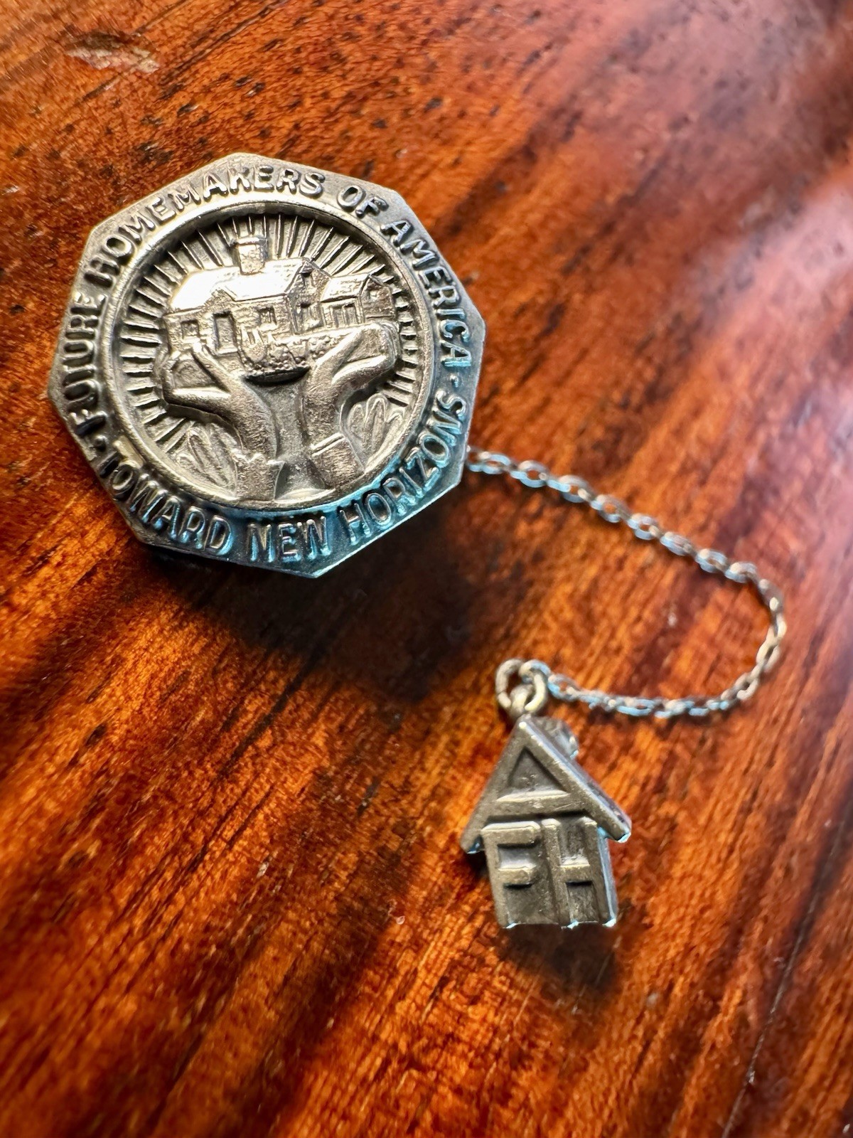 Vintage LGB Sterling Silver 925 FHA Future Homemakers of America Pin Brooch
