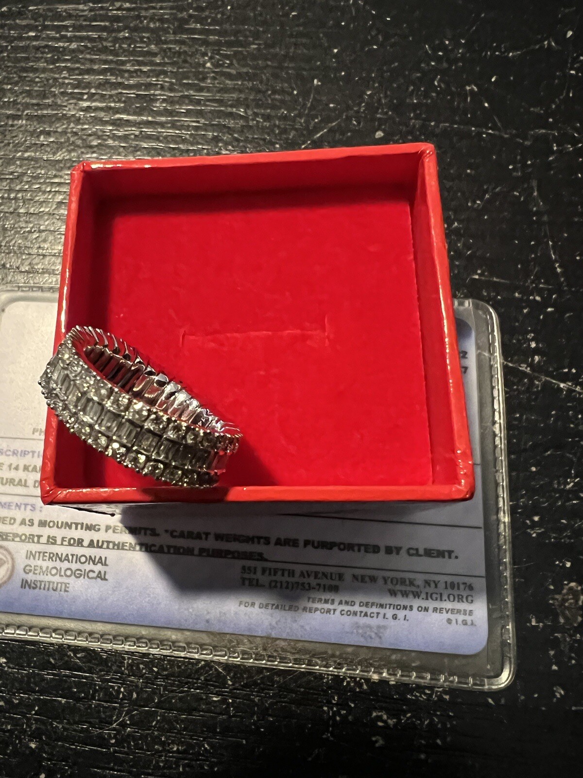 Approx.2.00 Carat Natural Diamond Stretchable Eternity Band Ring 14K White Gold