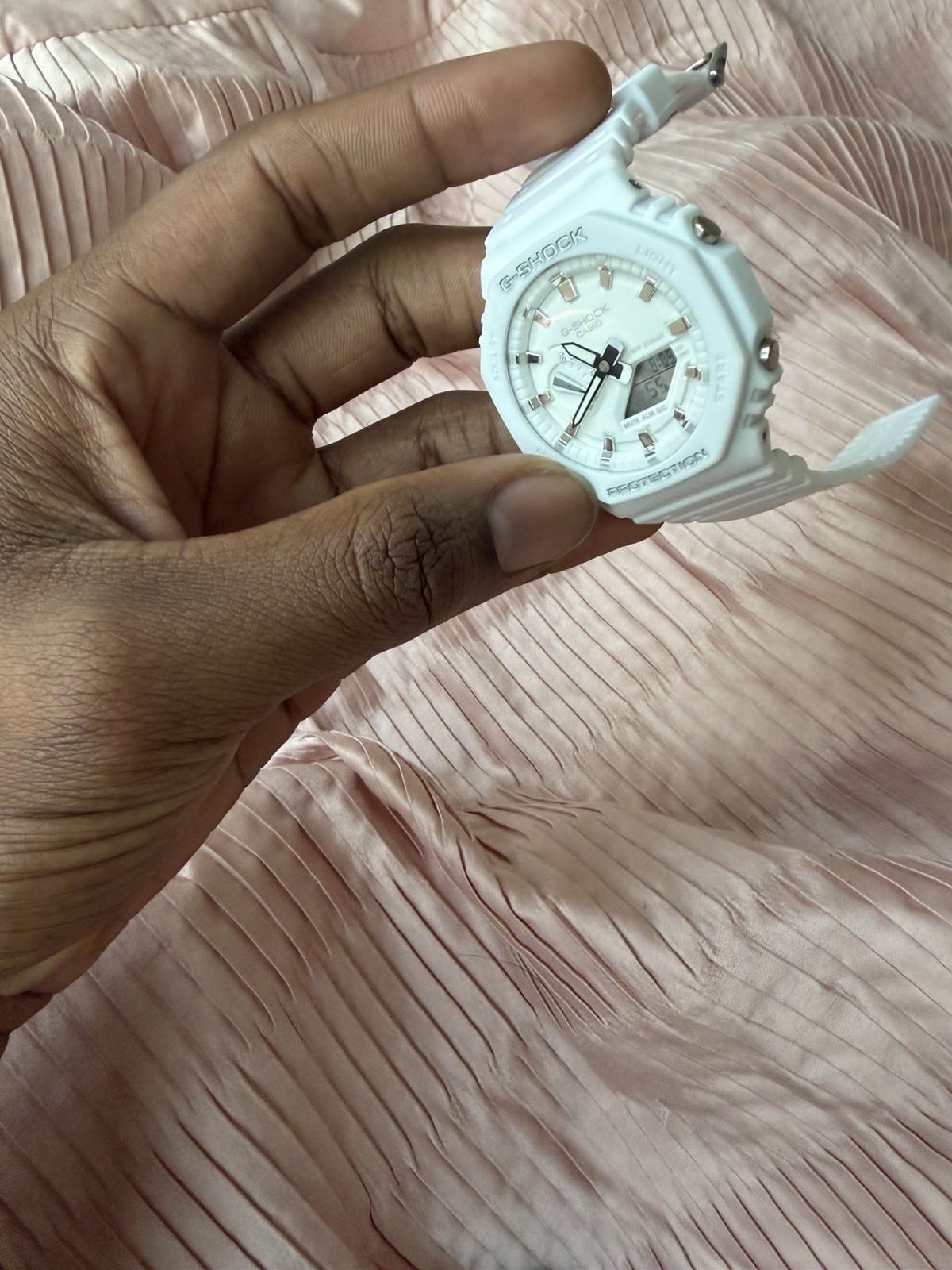 Casio G-SHOCK GA-2100 Shock-Resist Analog/Digital White Resin 200m 45mm