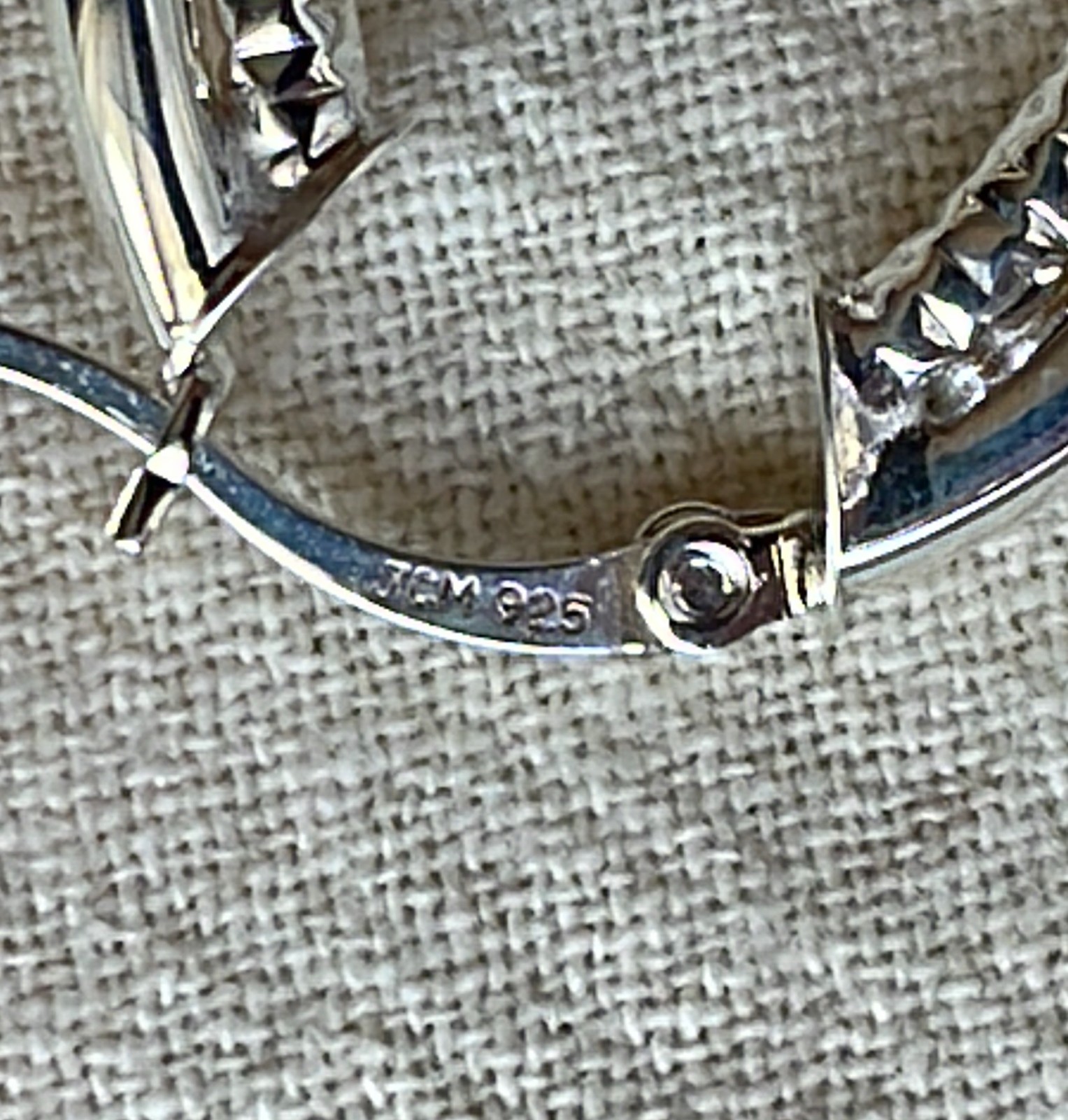 Exquisite Double Twisted Hoop Sterling Silver Earrings, 1-3/4 inch long – NEW!