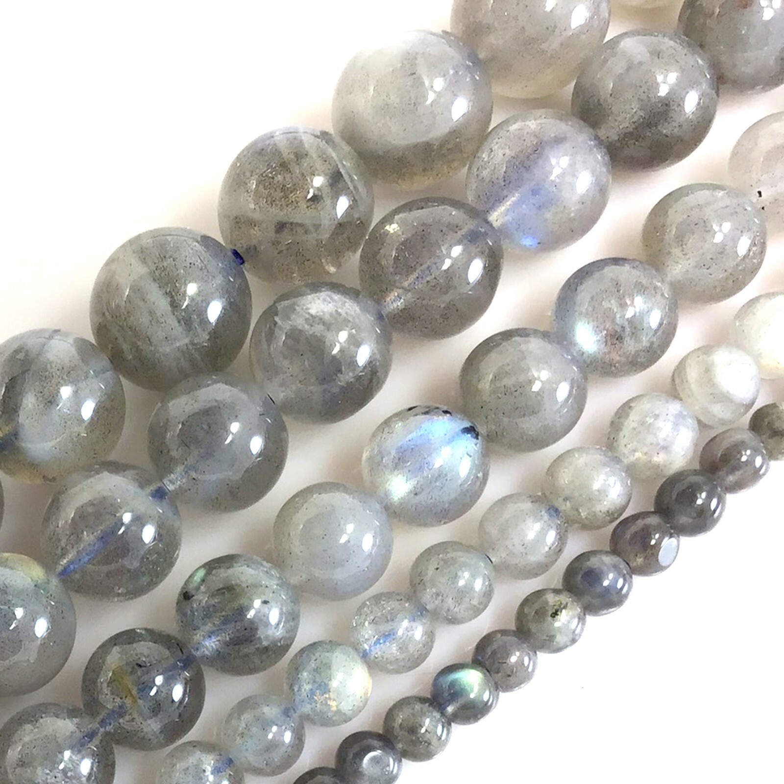 Genuine Natural Labradorite Round Loose Bead Blue Light 5″ 4 6 8mm 10 12mm
