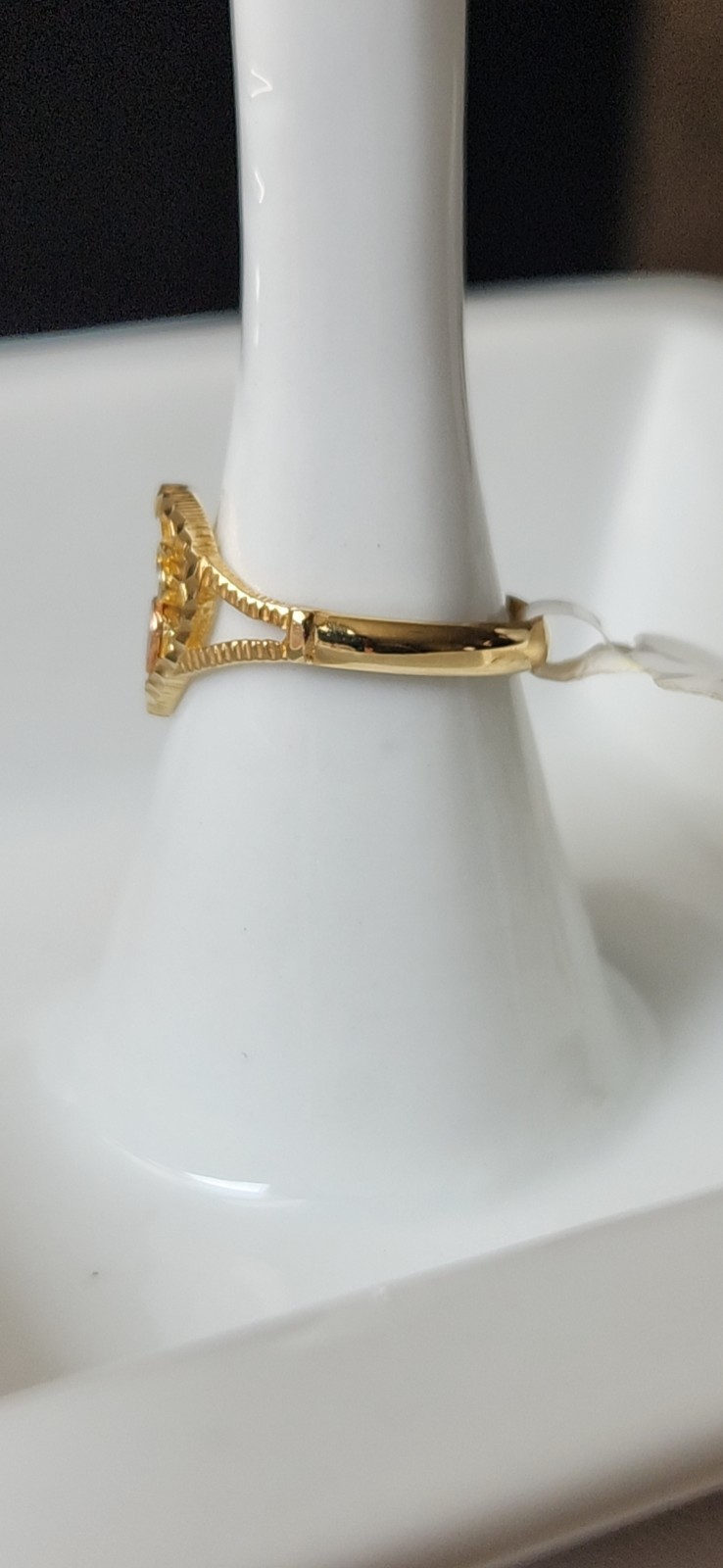 New With Tag 14 Kt Gold 15 Quincenera Ring Size 7