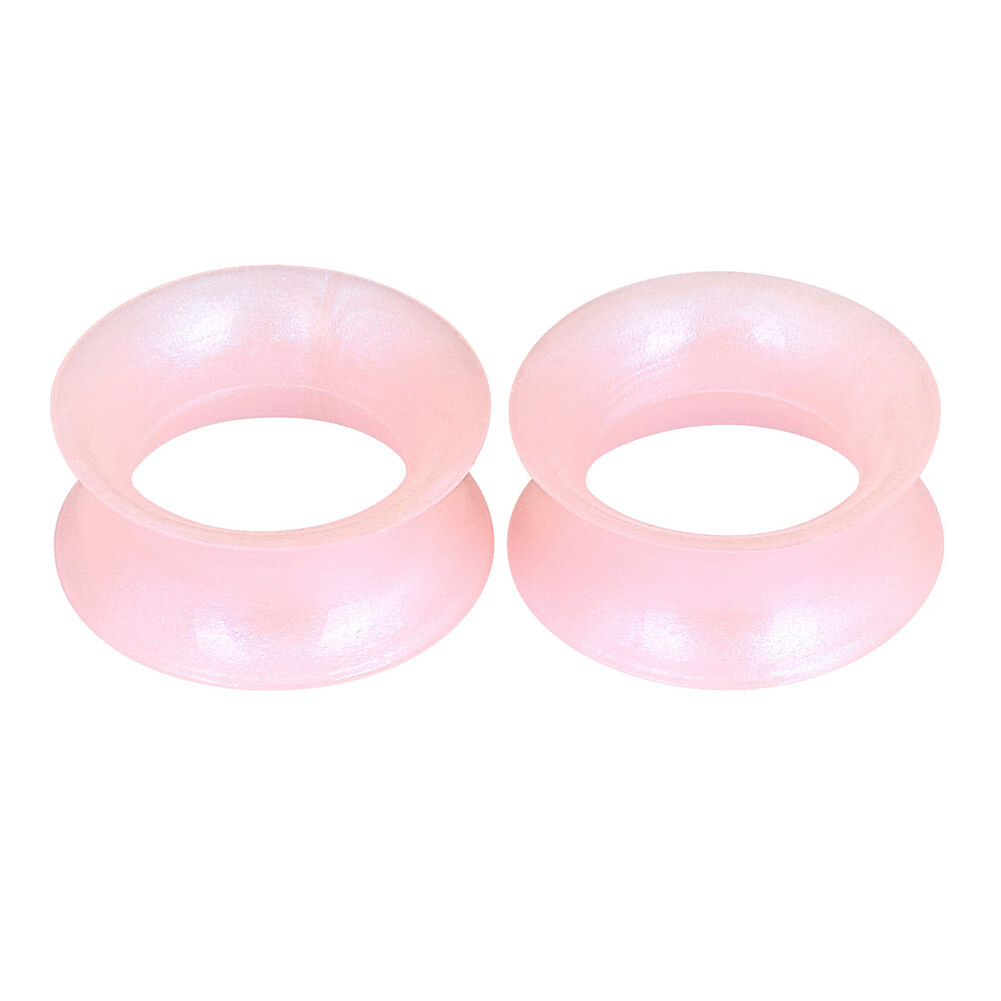 2PCS Soft Silicone Ear Gauges Flesh Tunnels Plugs Stretchers Expander Camouflage
