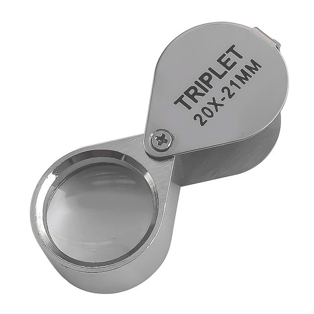 10-30X Jeweler’s Glass Magnifying Loupe-Eye Magnifier for Jewelry, Coin, Stamp