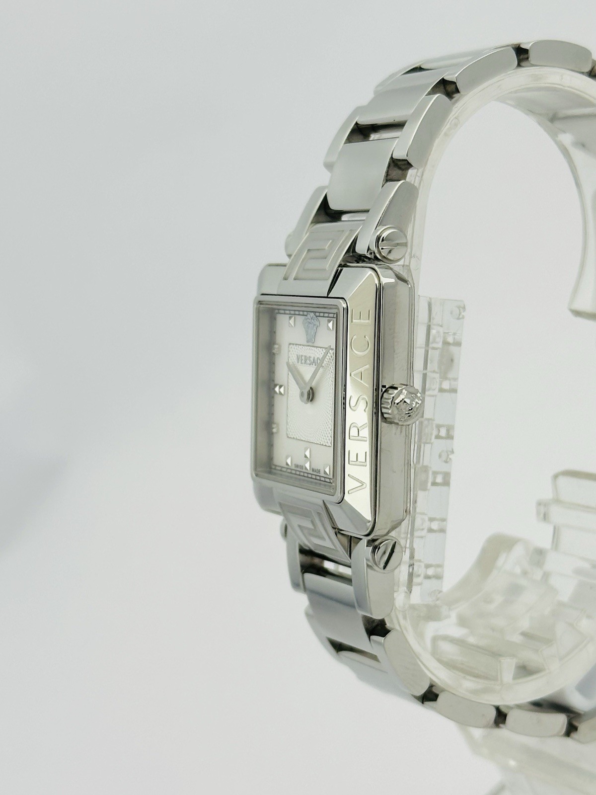 Versace Women’s 88Q99SD497S099 Rêve Carré Diamonds Stainless Steel Watch 88Q