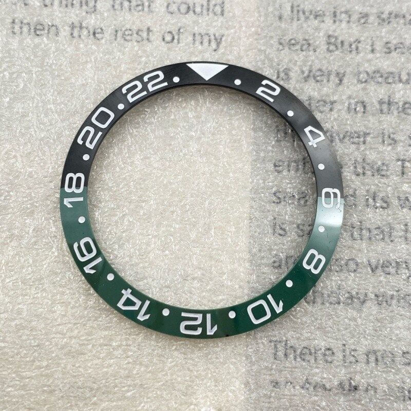 Watch Bezel 38mm Ceramic Ring Watch Case GMT Color Aluminum Bezel Outer Ring
