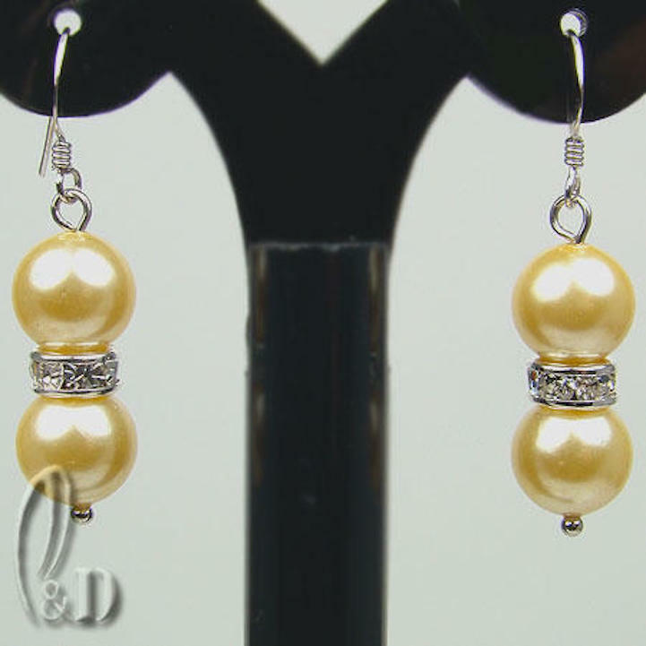 AU STOCK CHIC GOTG LARGE MULTIPLE COLOUR SEA SHELL PEARLS SILVER EARRINGS EA013