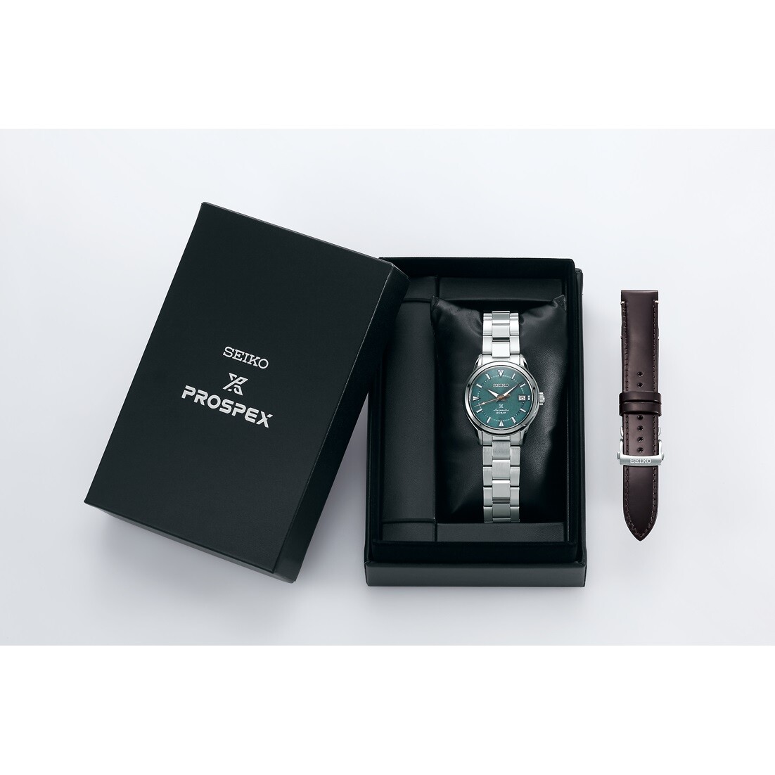 New Seiko Prospex Alpinist Mystic Forest Dial Men’s Steel Bracelet Watch SPB289