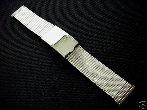 Kreisler NOS deployment expansion watch band stainless Foldover clasp