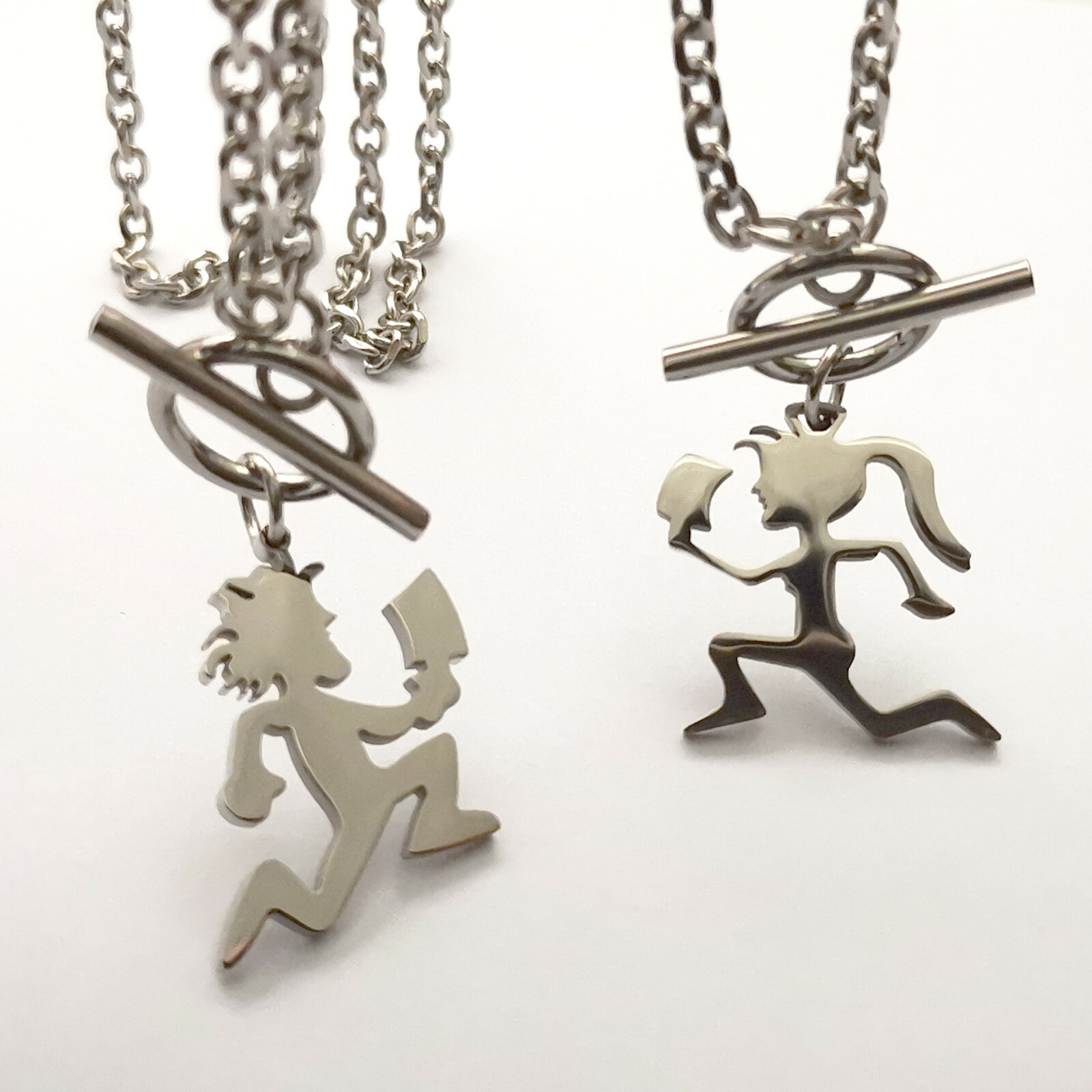 Insane Clown Posse Toggle Clasp hatchemtan Juggalette necklace pendant 16-40inch
