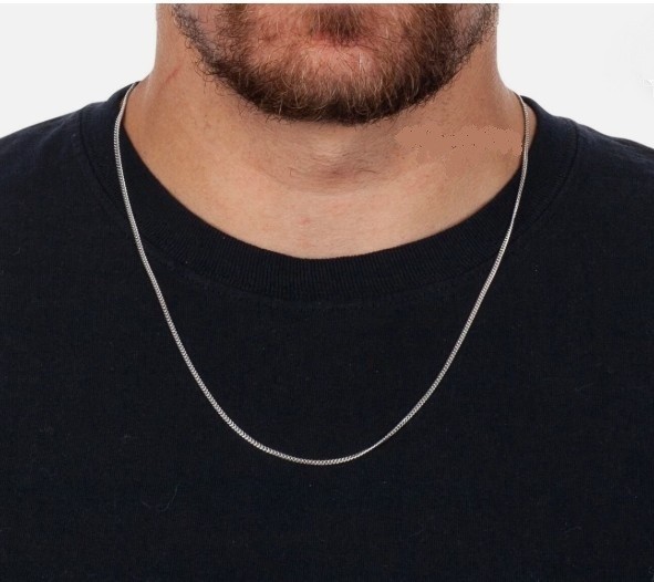 2 mm Stainless Steel Silver 20″ Cuban Link Necklace Chain New 2mm Wide