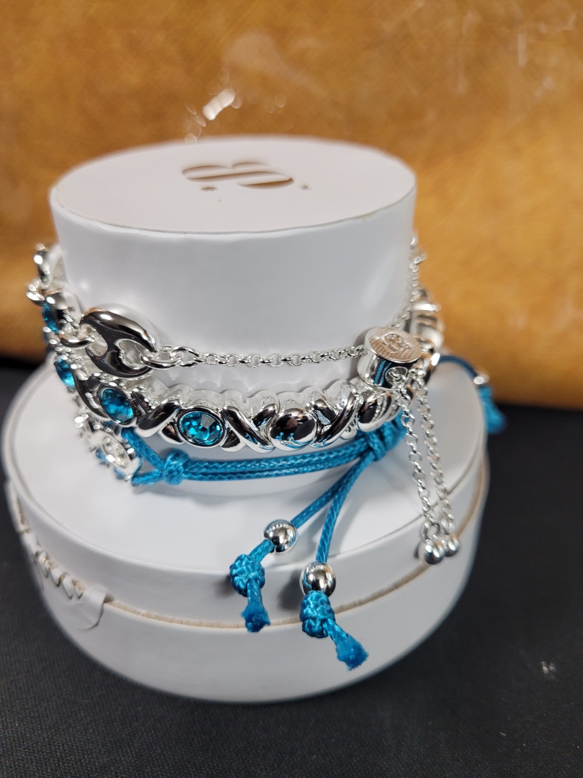 Bomb Party Spring Stacks 26 ST86744 • Our Little Nest of Love Silver Plated