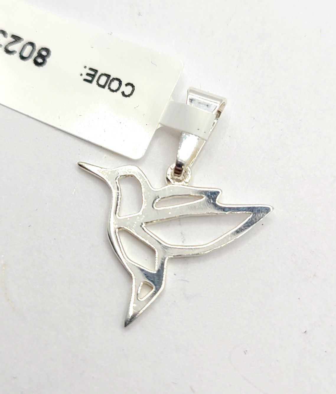 S925 MEX Sterling Silver Hummingbird Pendant 0.84gr