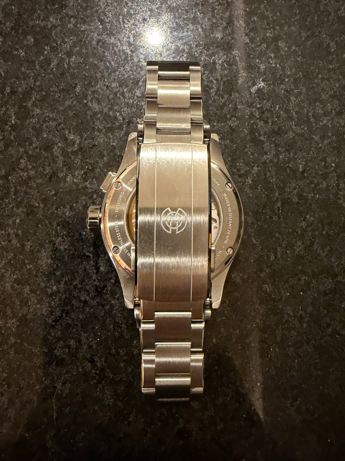 Henry Archer Tidslinje Meteorite – Lunaris – Trinity Grey 3-link Bracelet