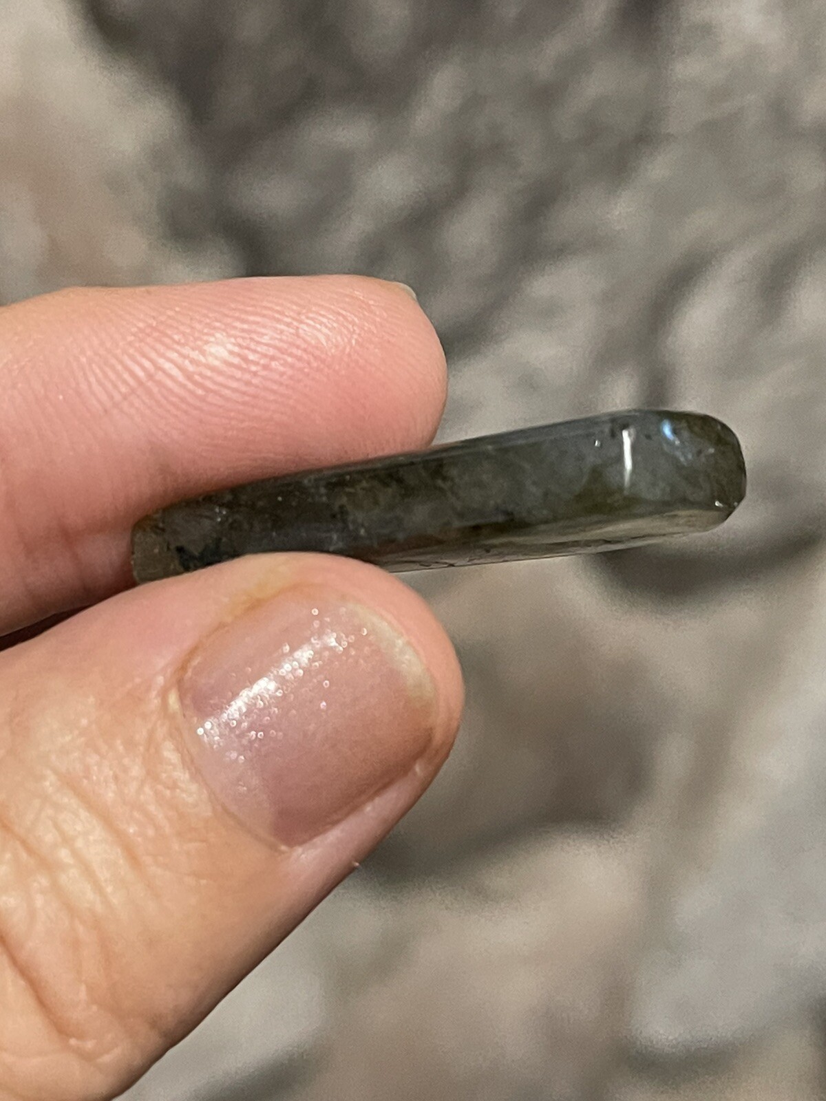 31.7×15.6×5.9mm Kite Shaped Labradorite Cabochon Wire Wrapping Stone