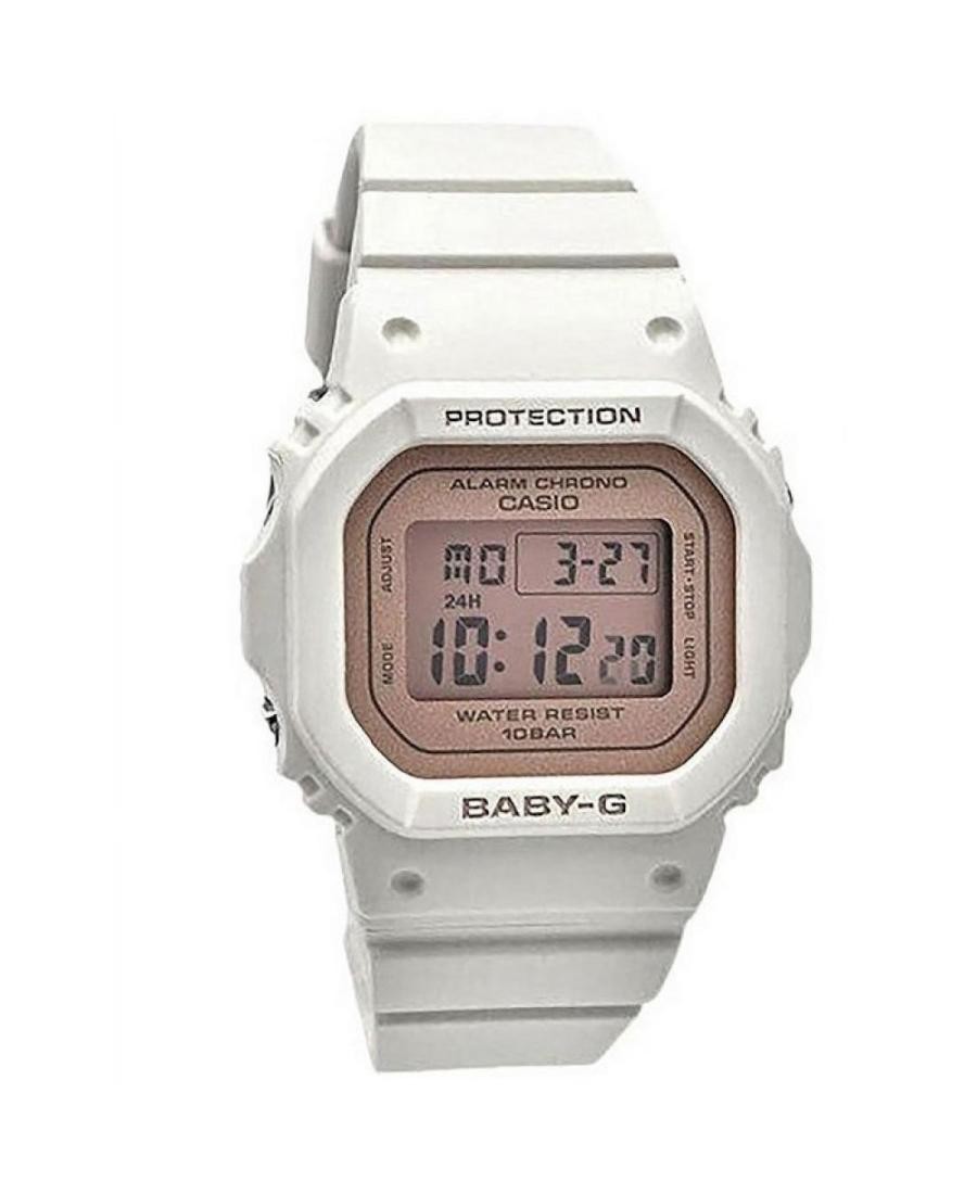 CASIO Child Digital Quartz Casual Watch Classic Dress Pink Dial Waterproof Recta