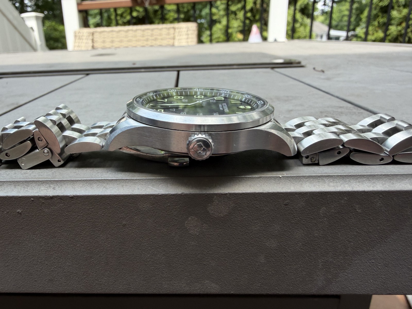 Victorinox Airboss Automatic – 42mm – ETA Movement – Exhibition Caseback