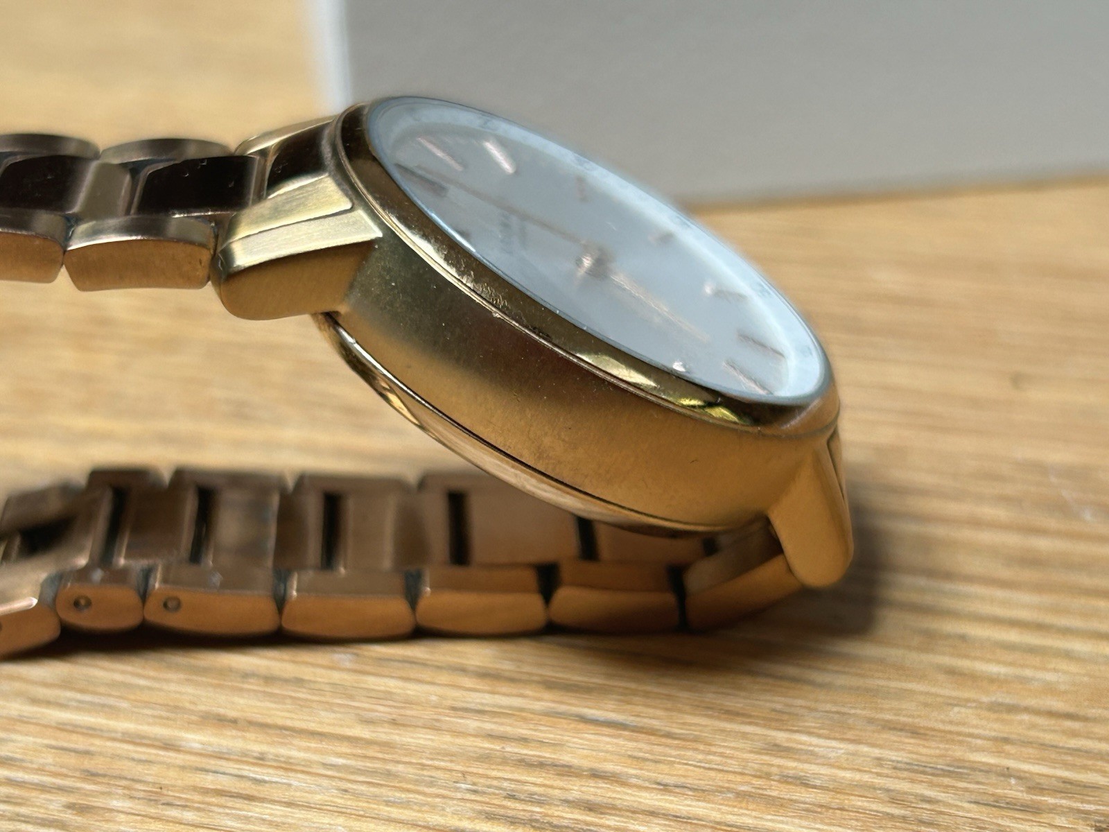 Kronaby Hybrid Smart Watch Carat 38 Rose – White, Rose Bracelet