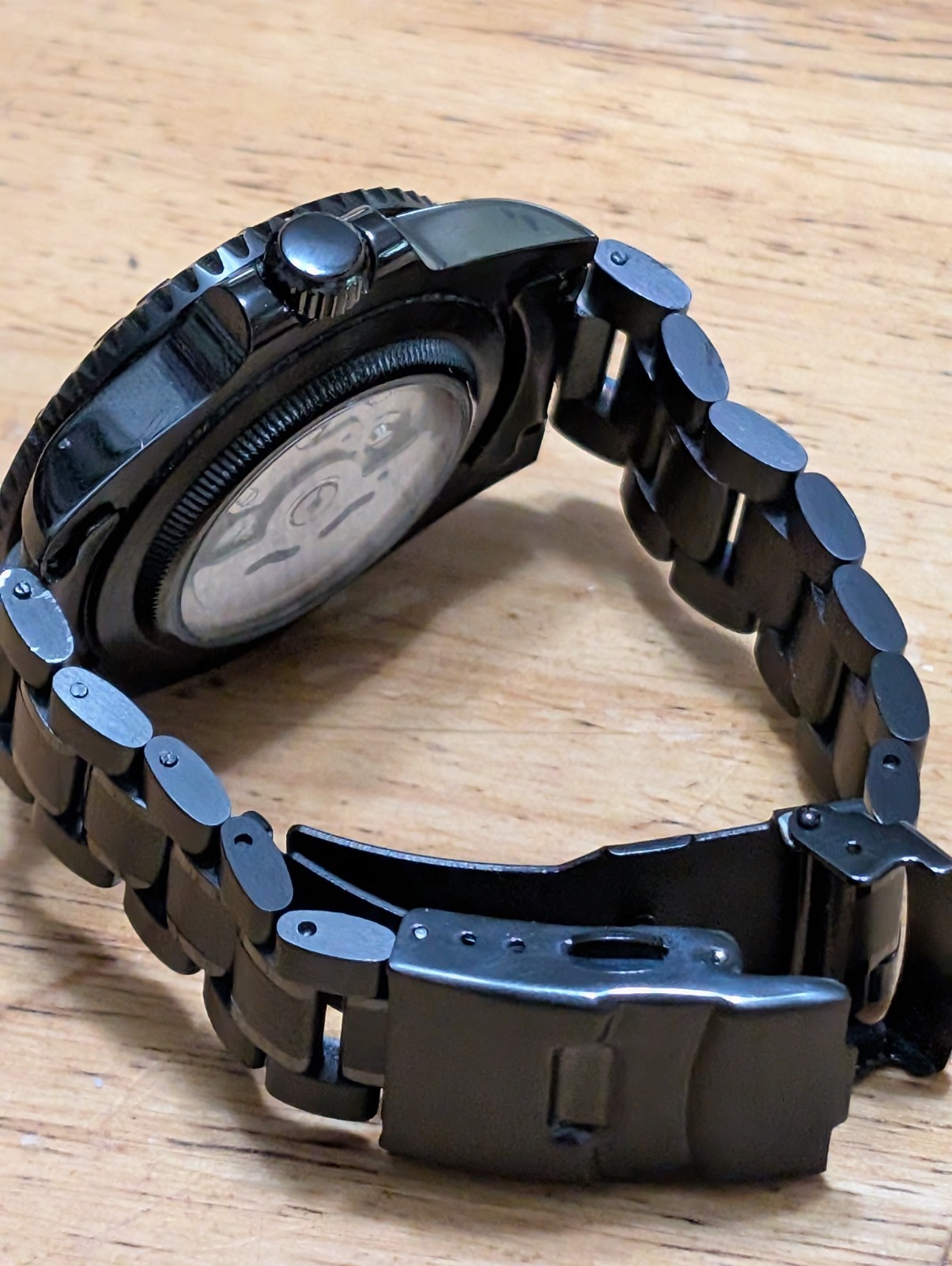 PVD Case 200M Waterproof NH36 Black Dial Date Week Automatic Men Diving Watch