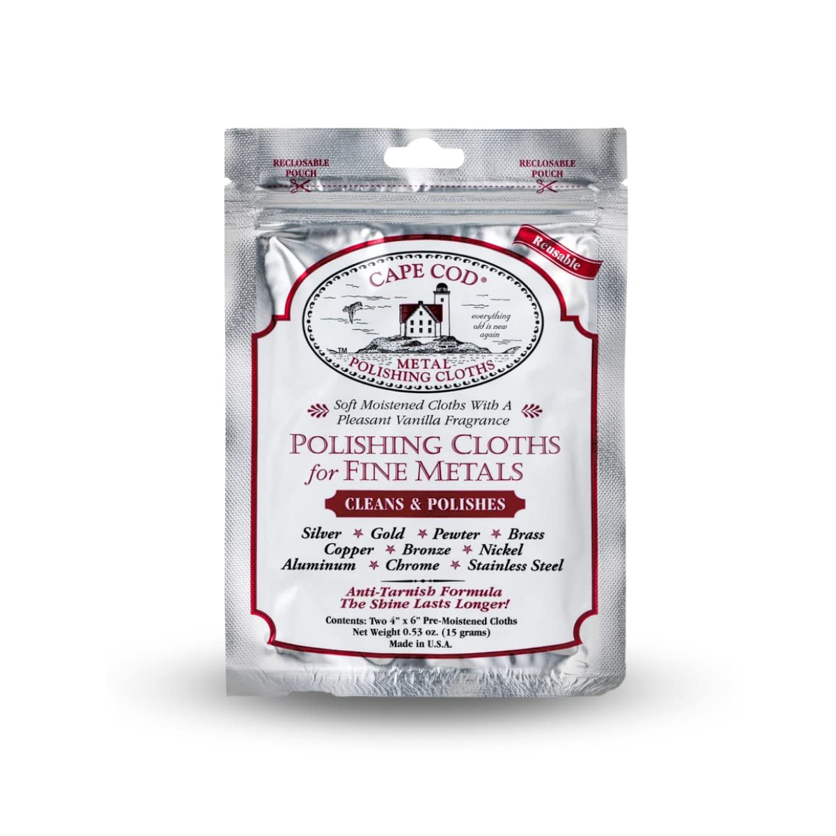 Polishing Cloths for Fine Metals | Jewelry Cleaner and Tarnish Remover