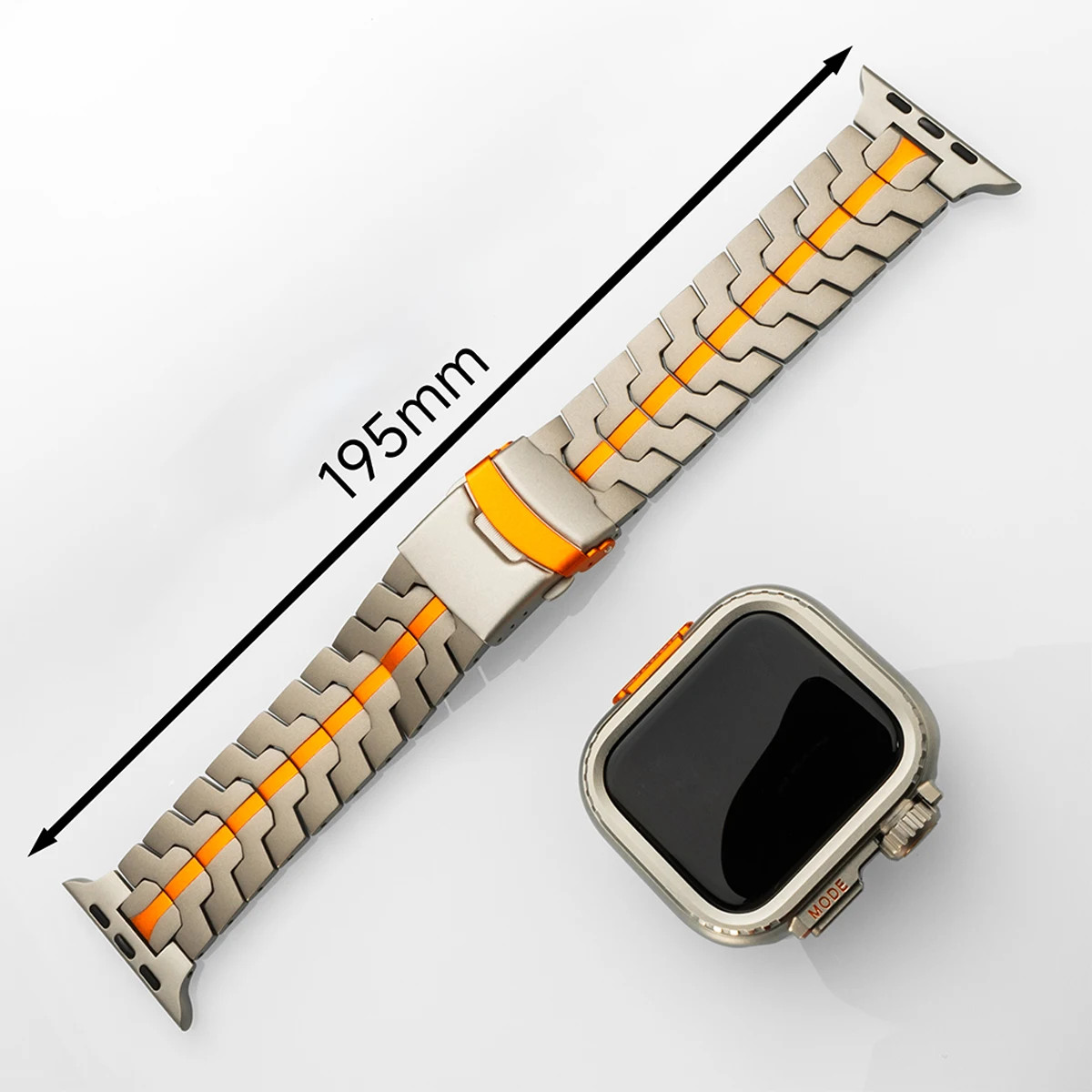 Luxury Titanium Metal Case Band For Apple Watch Ultra 3 49mm 11 10 9 8 7 6 5 SE