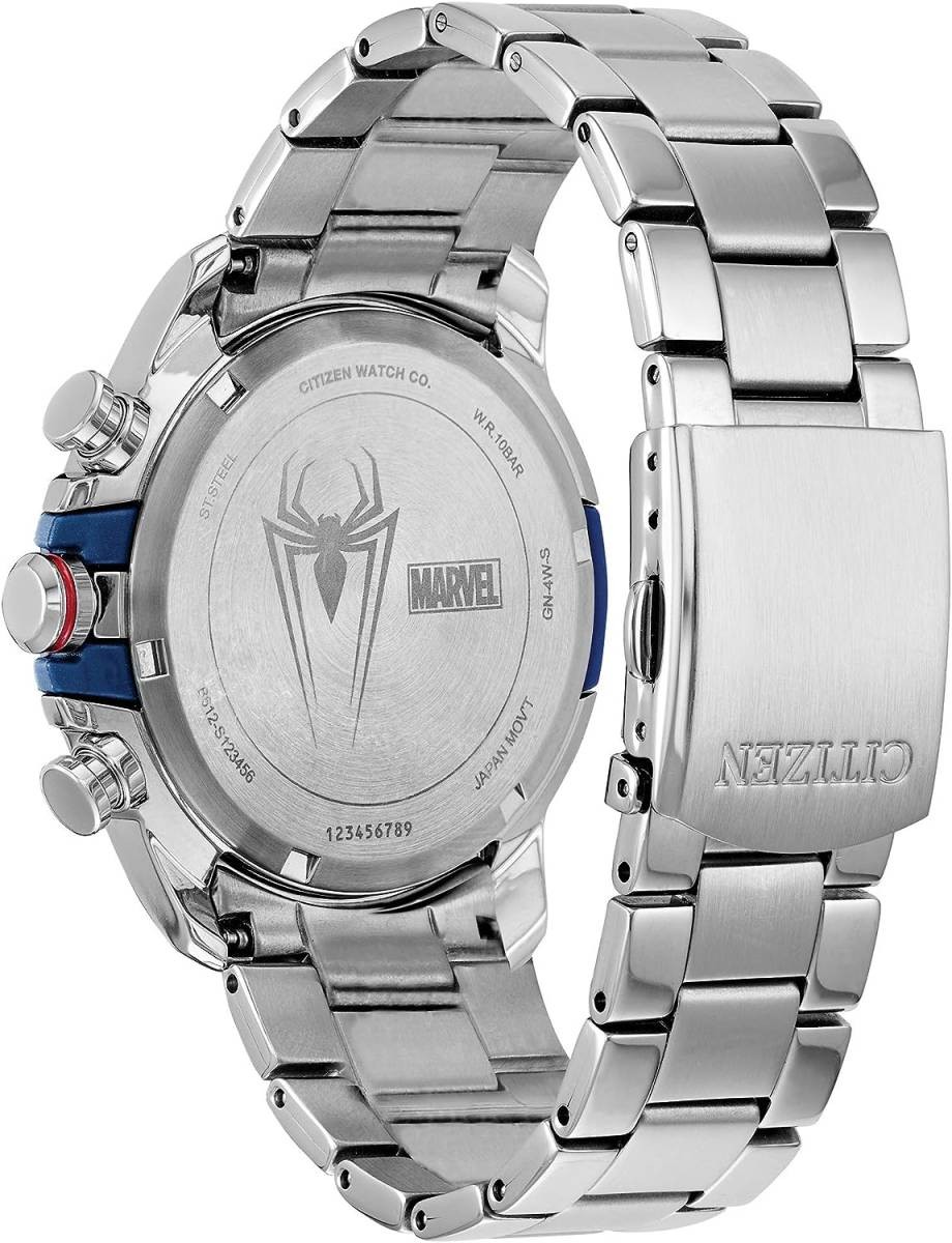 Citizen Marvel Collaboration Eco Drive Watch CA0429 53W Spider Man Model New Uno