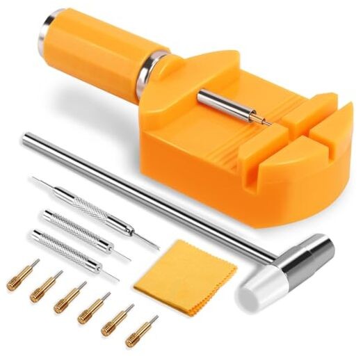 12 Pieces Watch Link Removal Kit，Professional Watch Band Replacement Tool，1