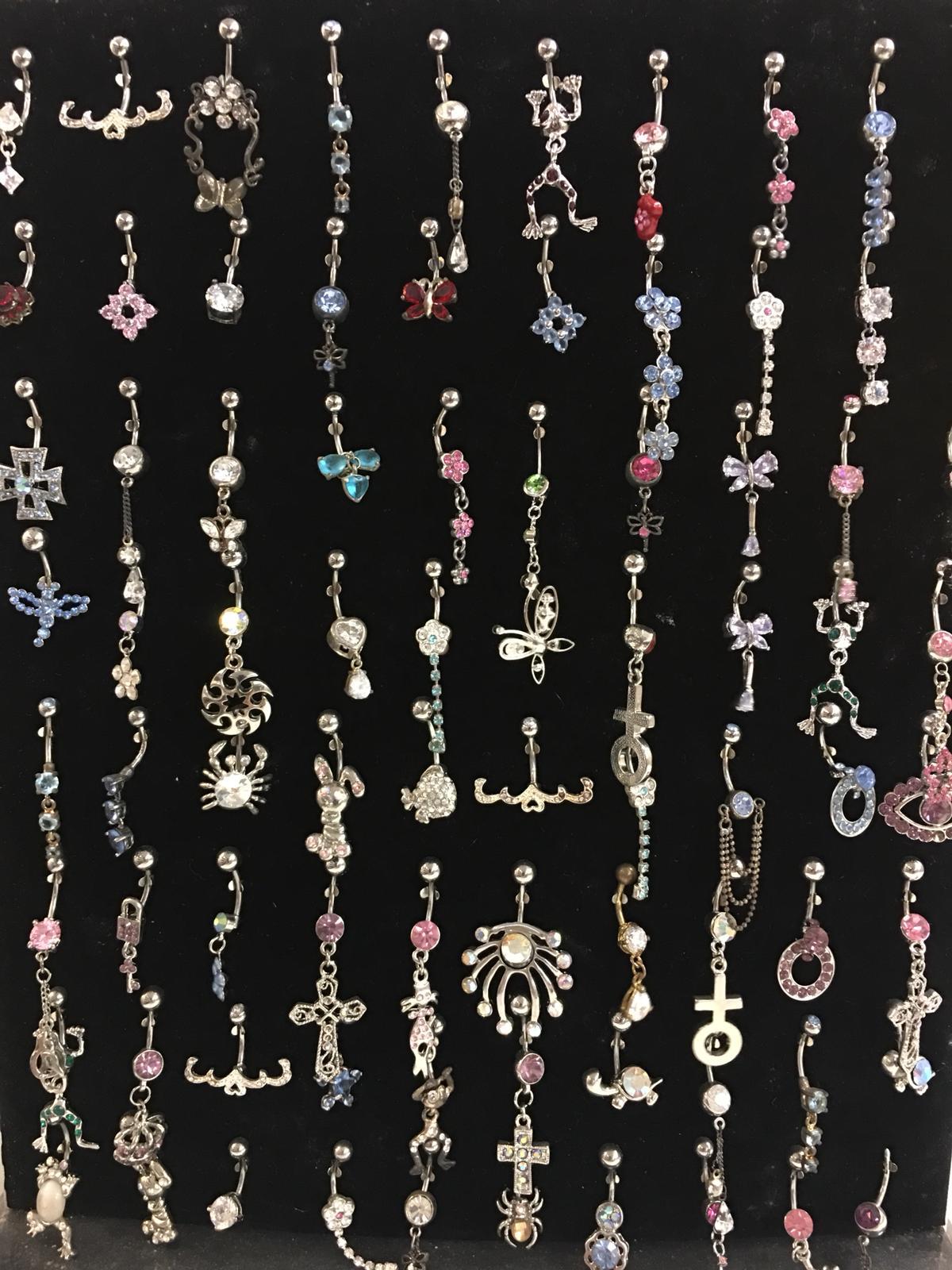 Wholesale Lot Dangle Belly Rings Fancy-Classy Dangle Body Jewelry Piercings