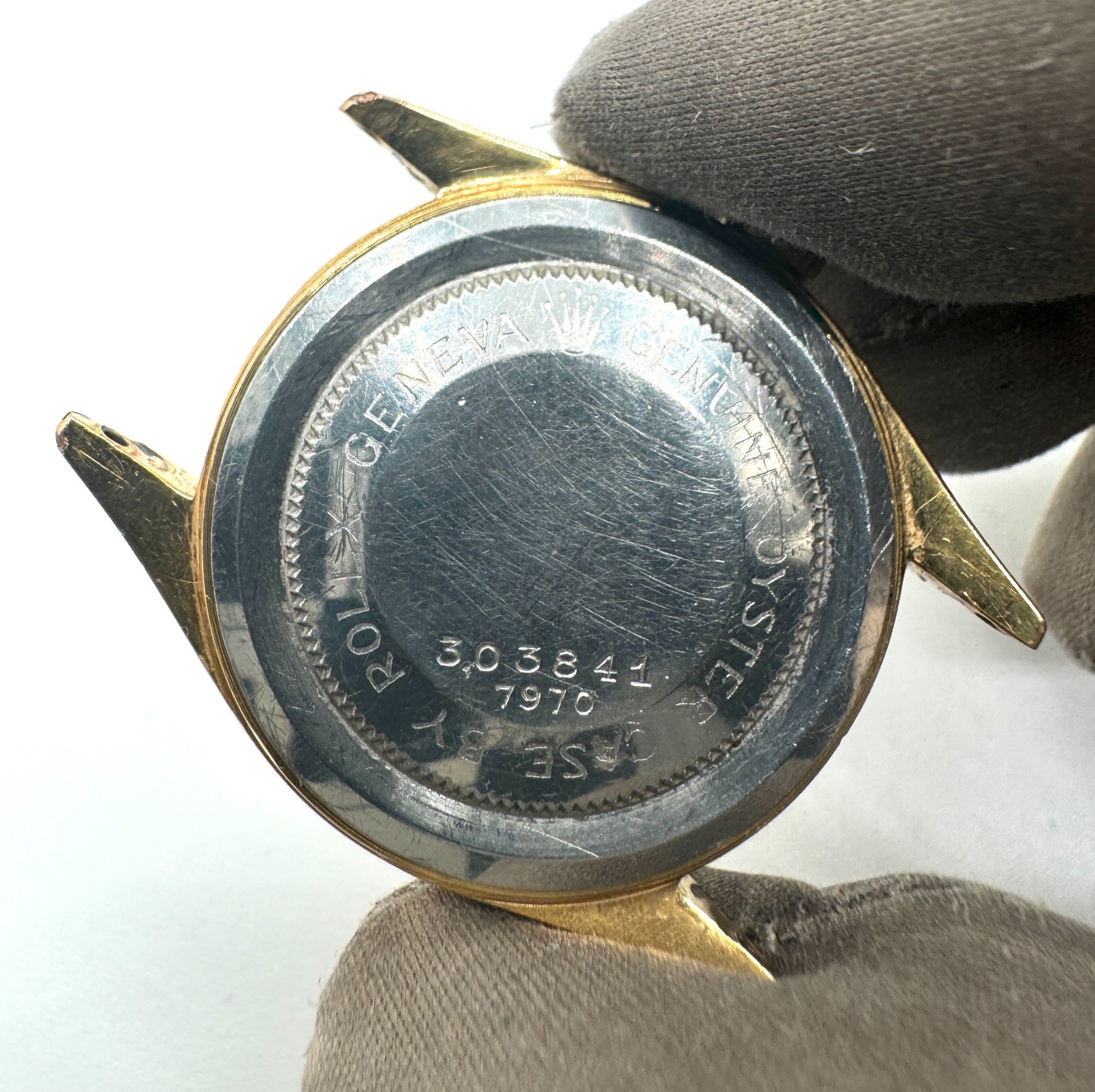 Vintage Tudor Prince Oyster Date Watch 25 Rubies Model 7970 Gold-Capped