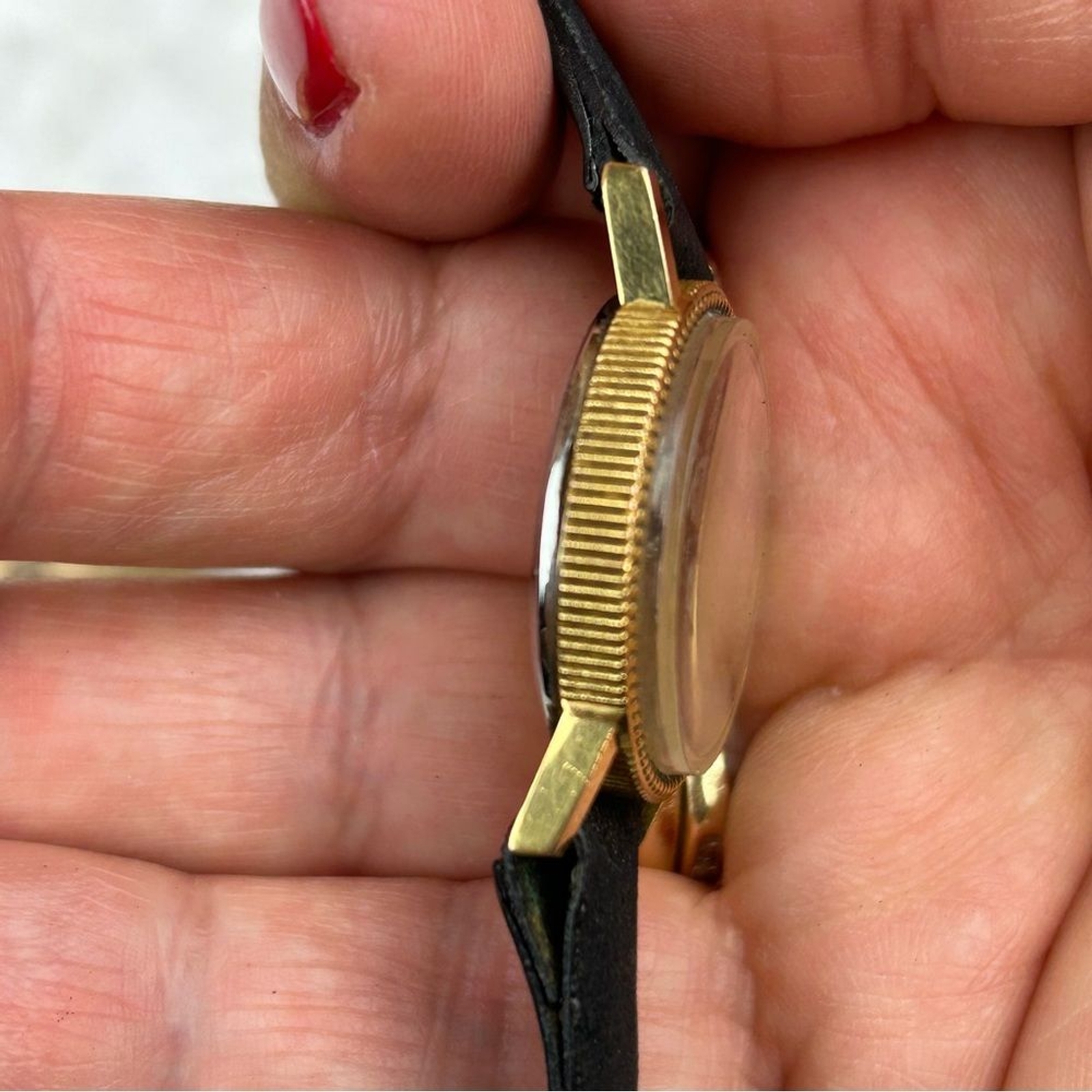 RARE Women’s Vintage 1776 1976 BICENTENIAL WITTNAUER COIN BASE 8KT GOLD WATCH