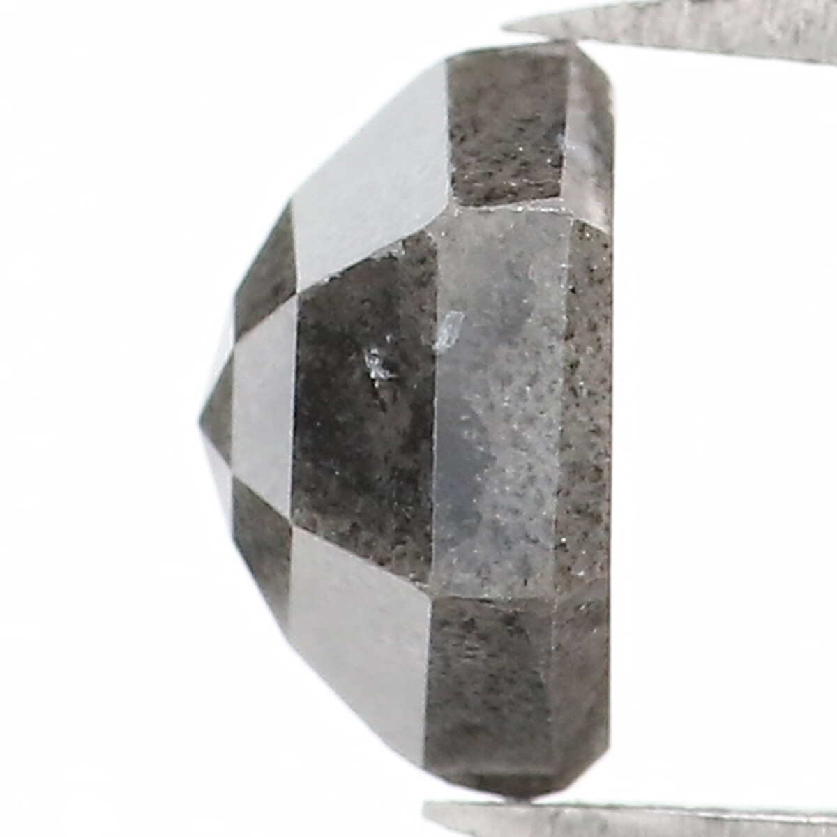 1.05 CT Natural Loose Hexagon Cut Diamond 6.40 MM Salt And Pepper Diamond KQ2406