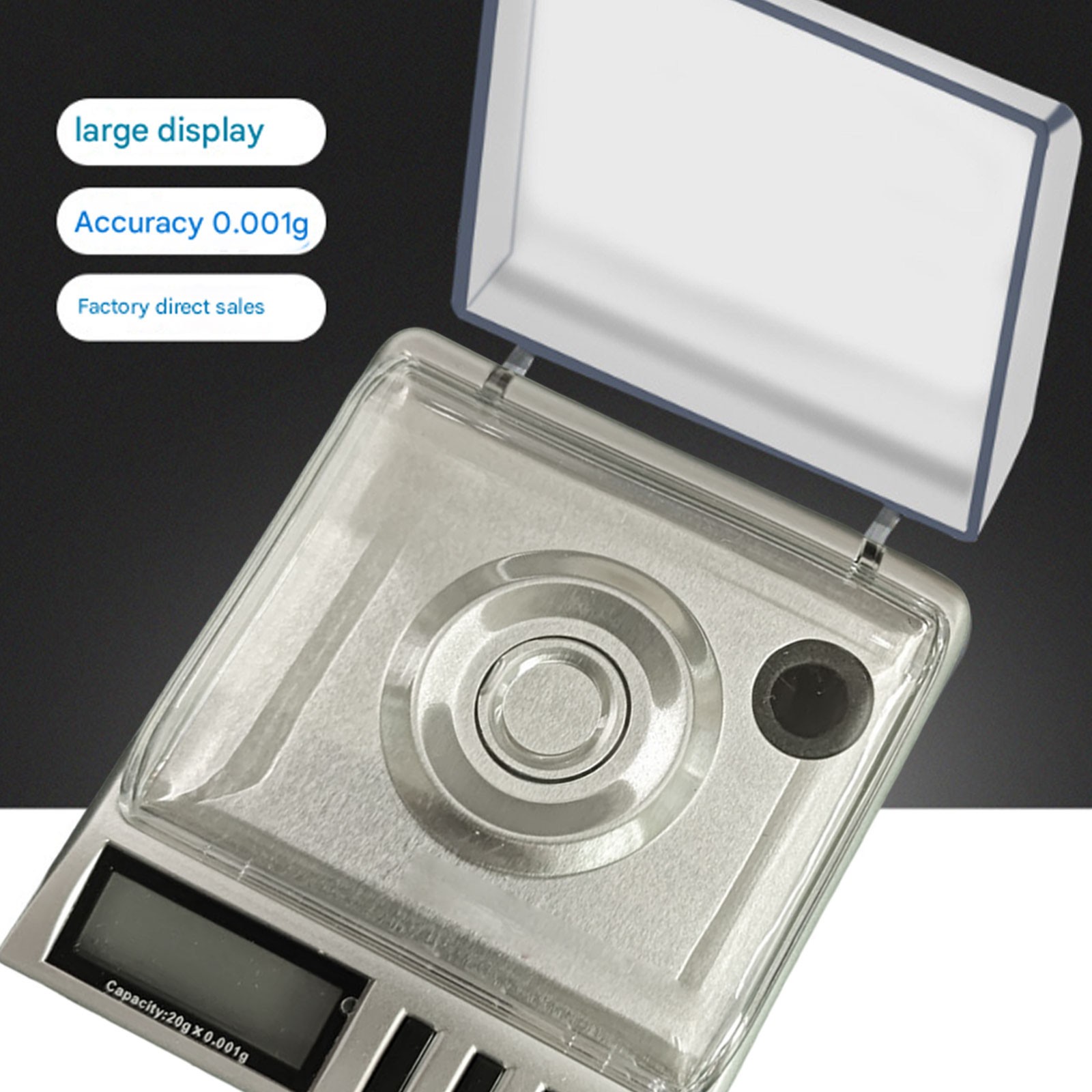 High Precision 0.001g Milligram Scale