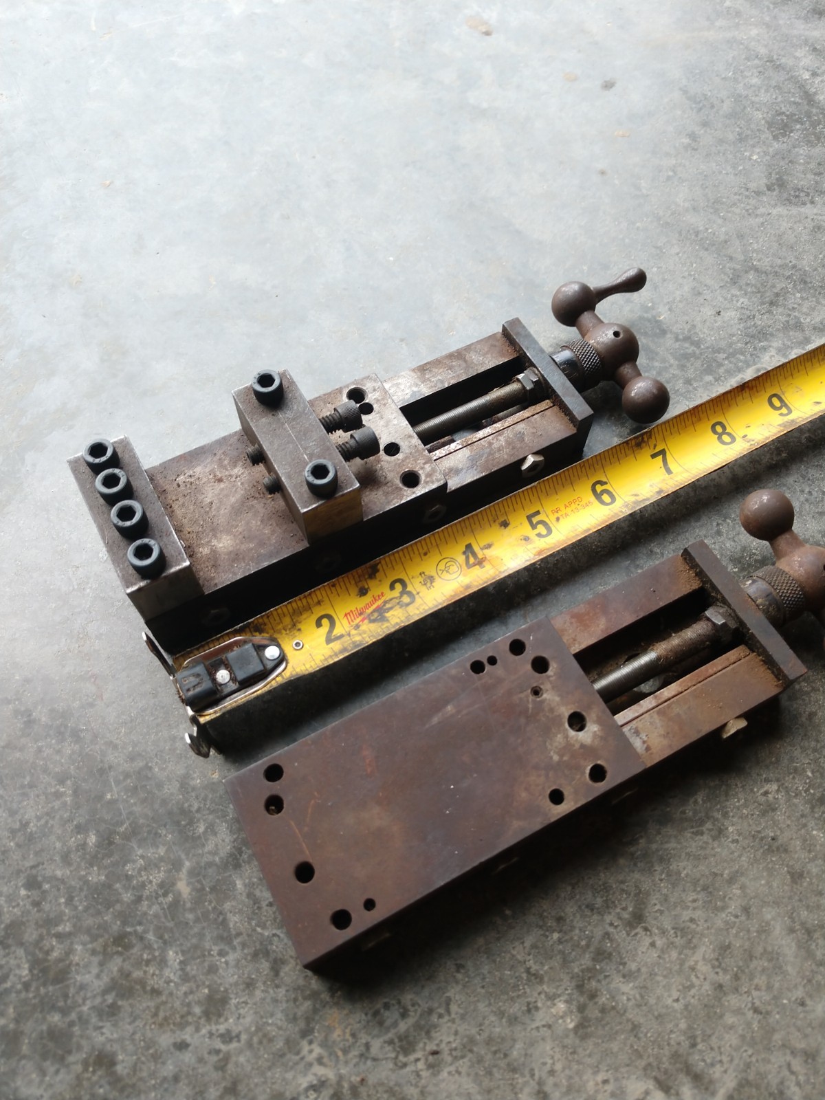 Lot of 2 Vintage Compound Lathe Slide | Watchmakers’ Lathe parts